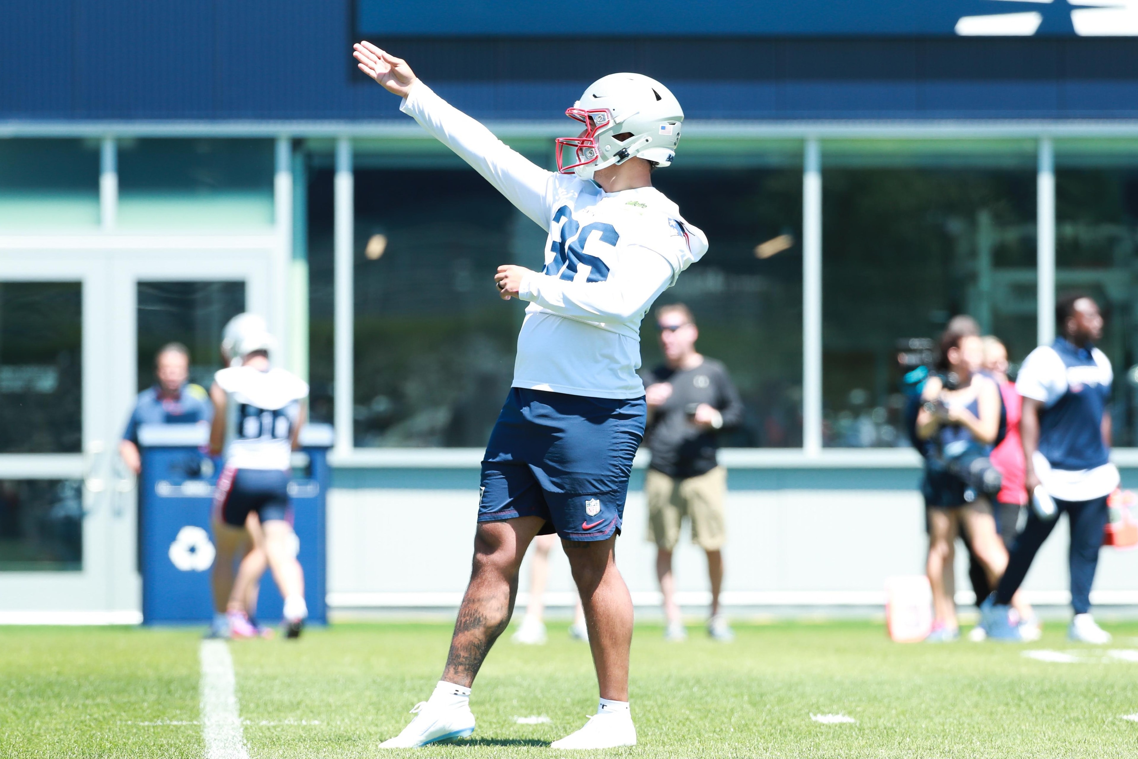 Patriots training camp notebook: Andy Borregales closes camp with a strong final practice
