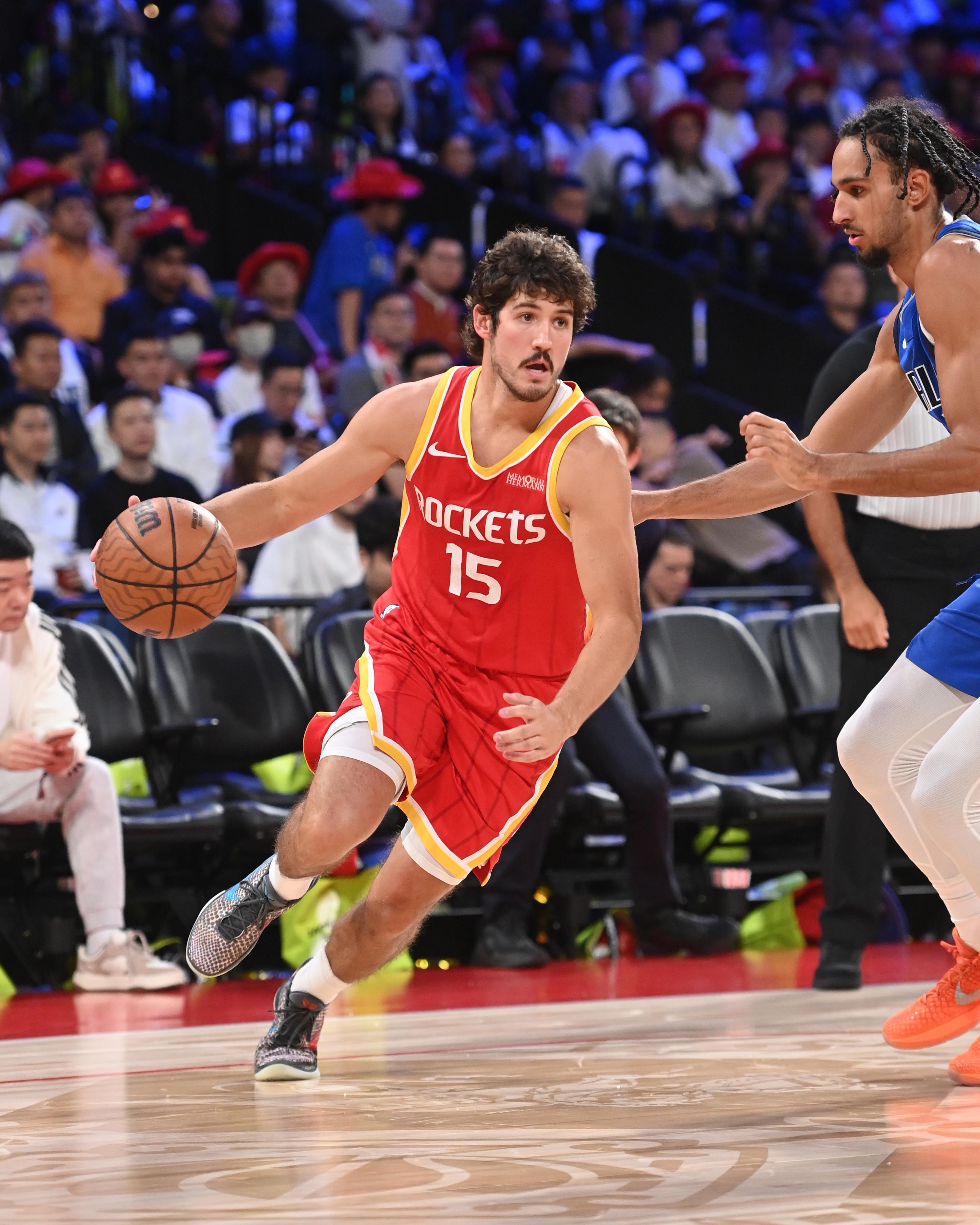 Mavericks rout Rockets 132-115 in China after Kyrie Irving return