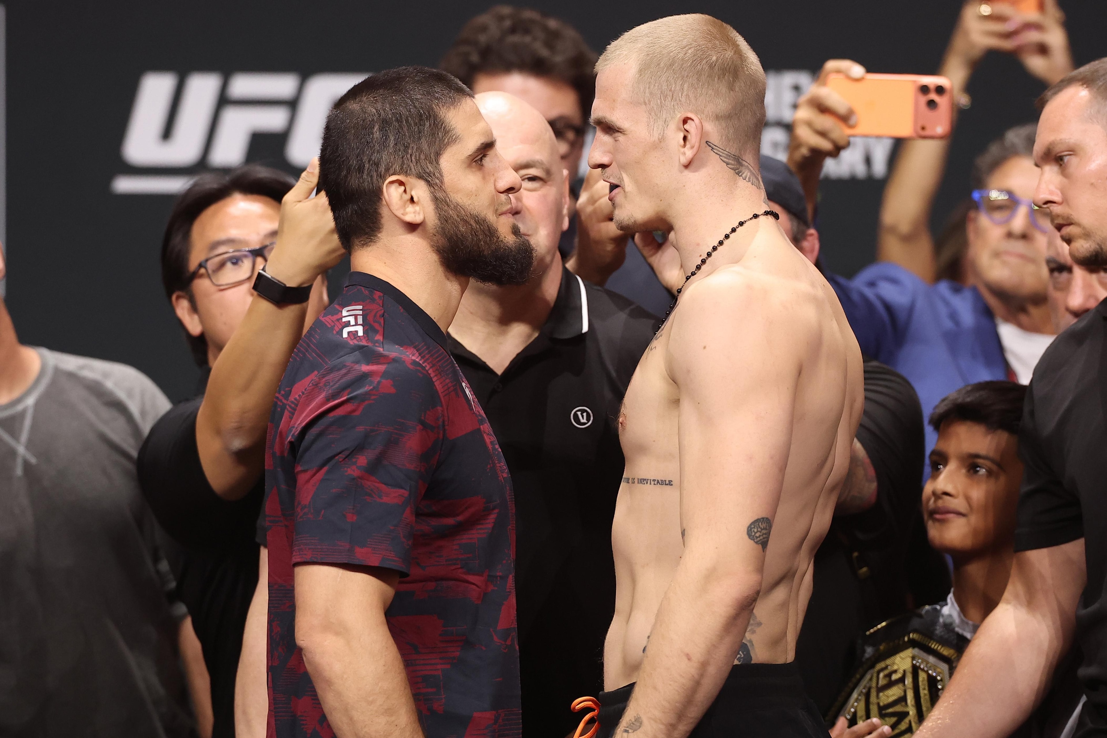UFC 330 staredowns set the tone for Islam Makhachev vs. Ian Machado Garry title main event in Philadelphia