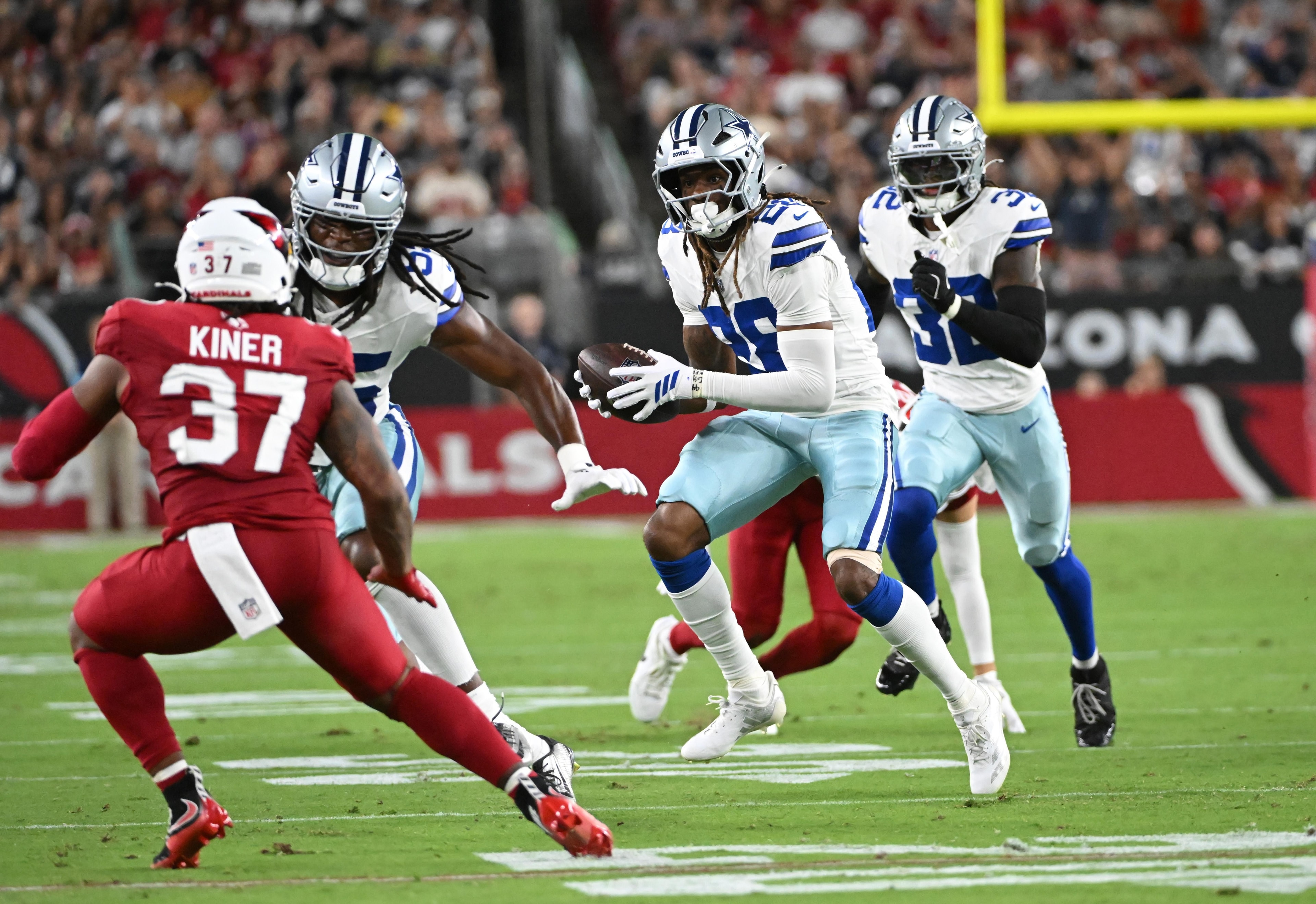 Cowboys defensive emphasis shows up at the practice field, and Jaishawn Barham follows through in preseason