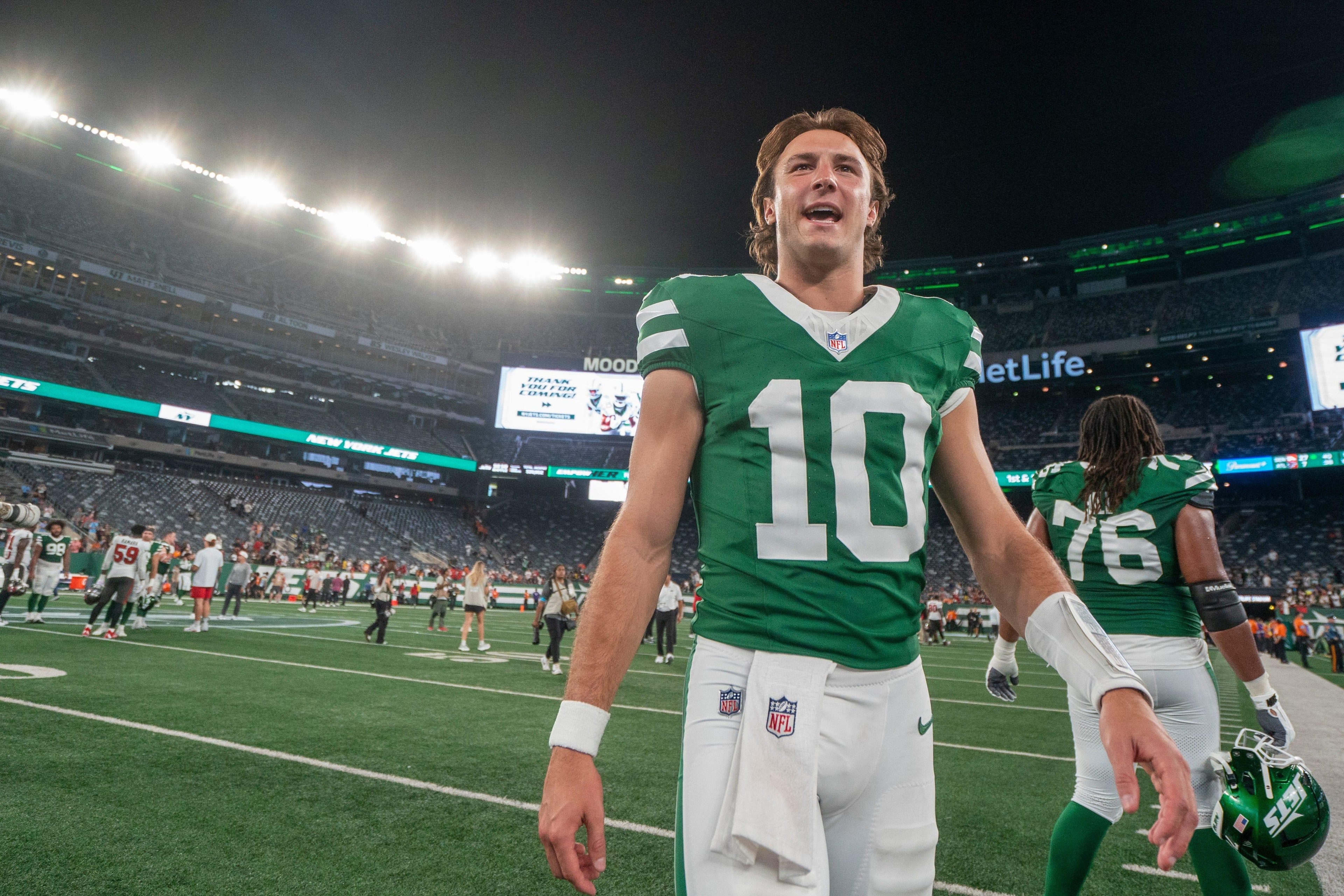 Cade Klubnik draws early praise as Jets’ preseason opener vs. Buccaneers gets underway