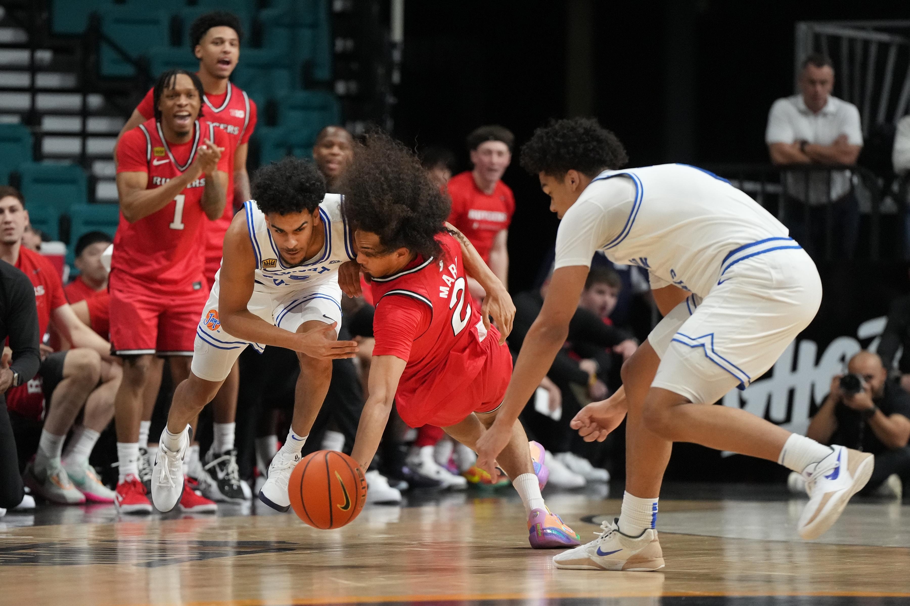 Rutgers men’s basketball rallies but falls to Villanova 77-75 in Oct. 11 preseason matchup