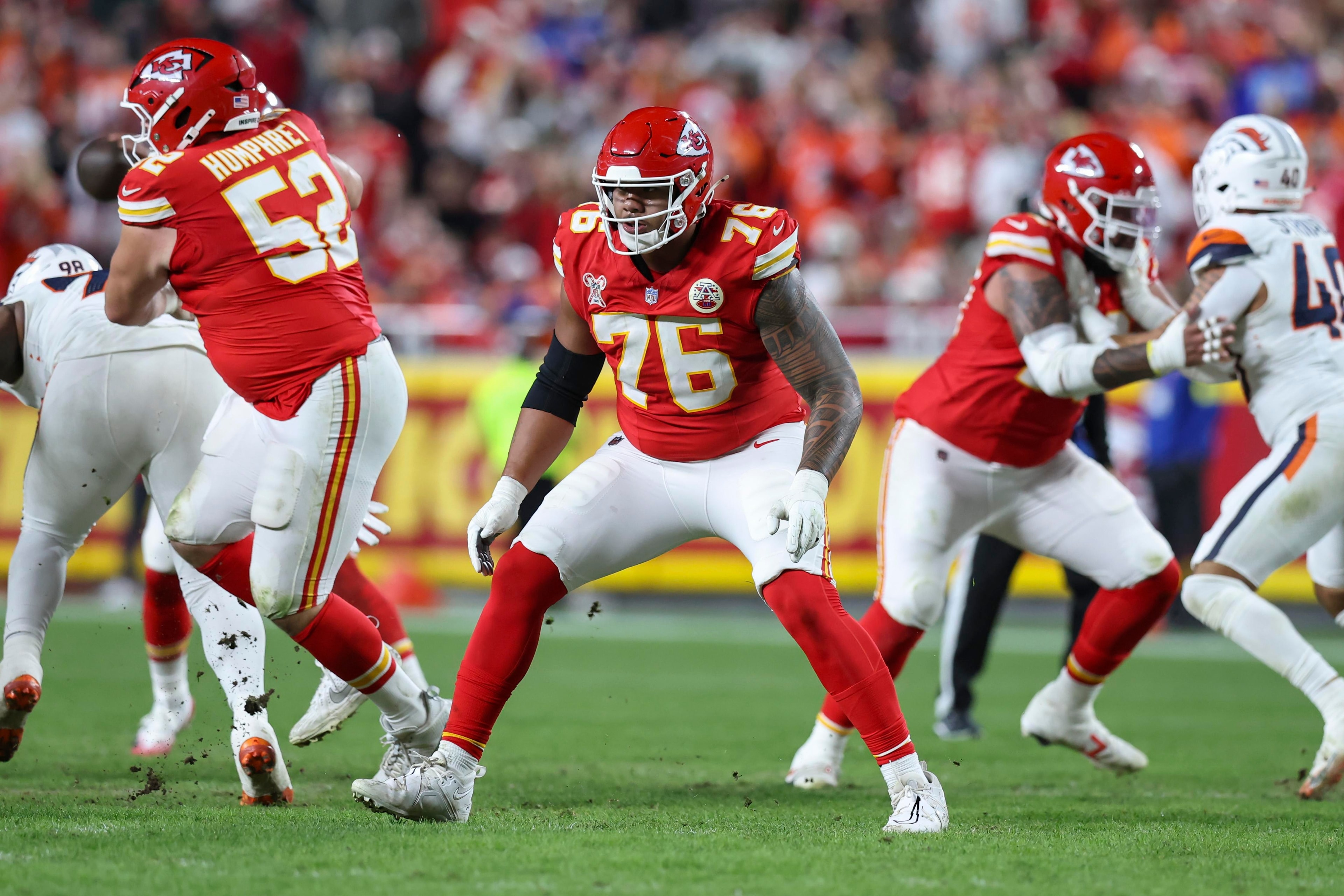 Andy Reid hints Chiefs left guard Kingsley Suamataia will return after Mike Caliendo start