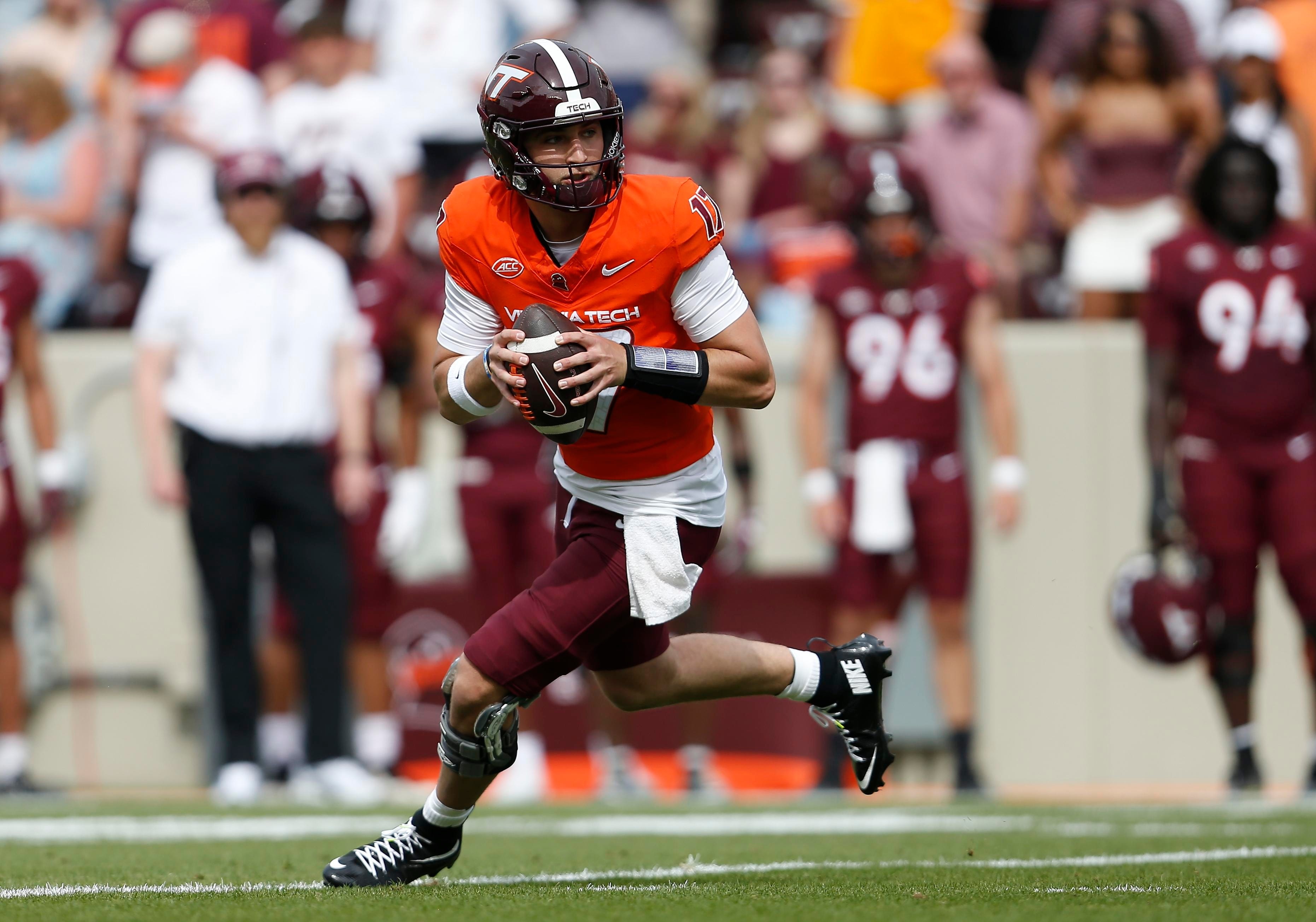 Hokies hand Ethan Grunkemeyer the starting QB role under James Franklin, banking on a familiar Penn State connection