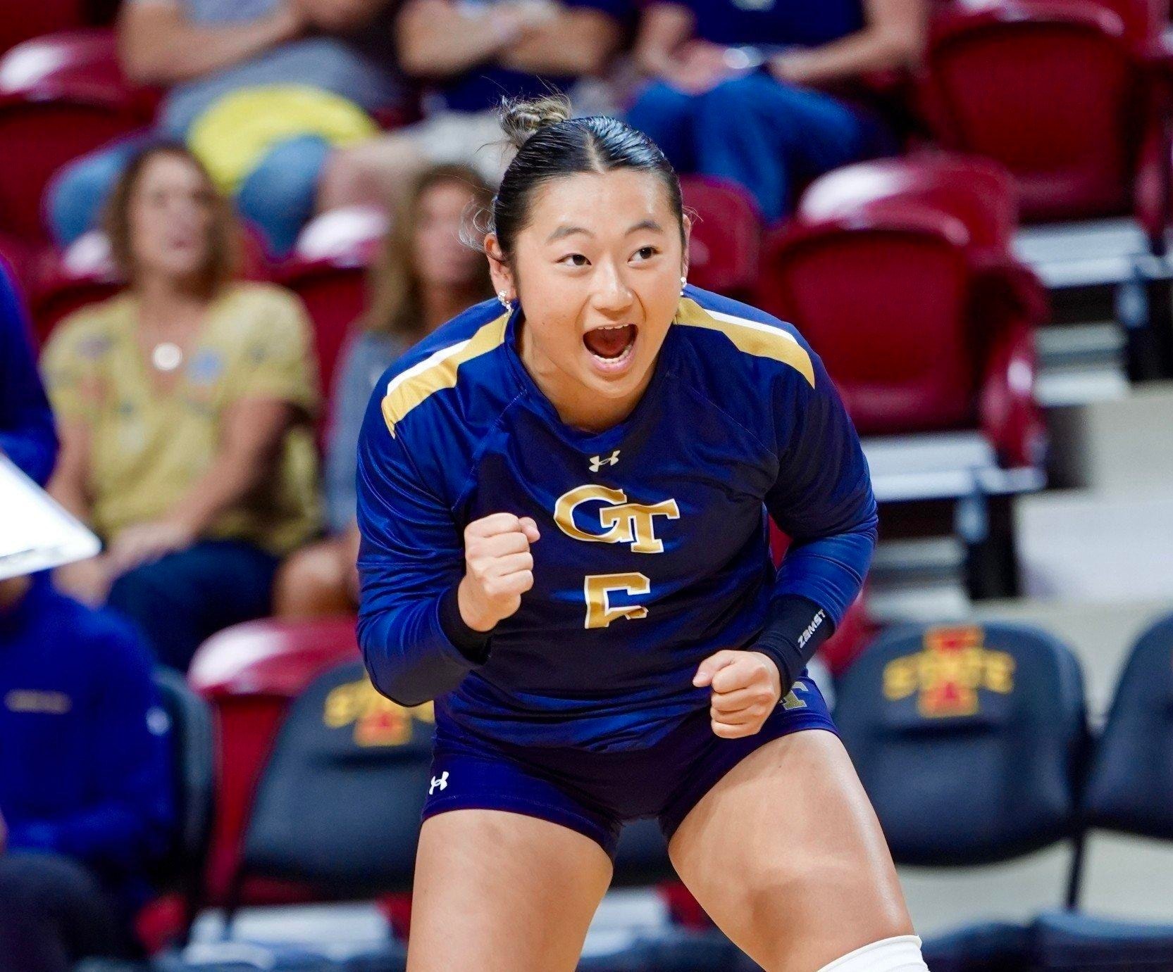 Georgia Tech Volleyball opens 2026 with a 3-0 sweep at Northern Iowa