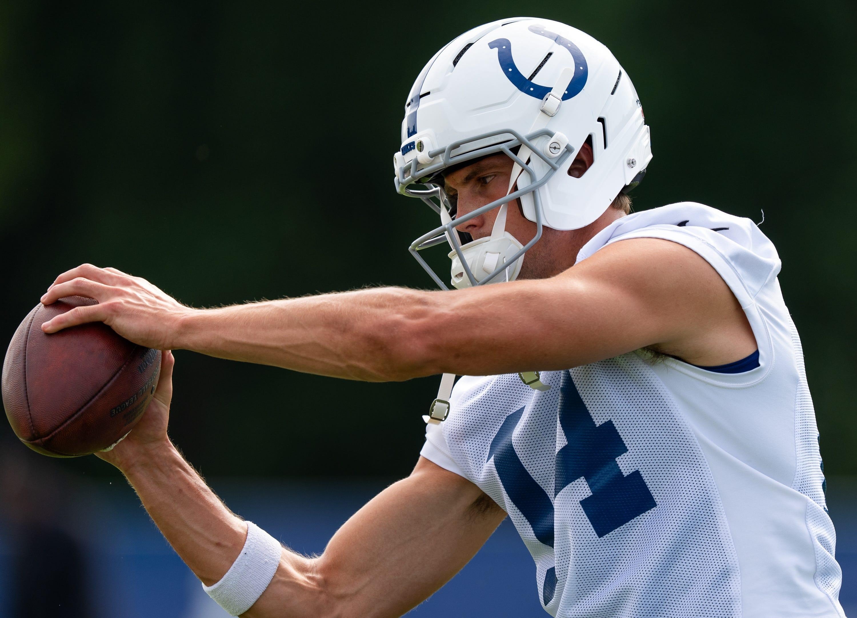 Colts GM Chris Ballard clarifies there was no second PRP injection for WR Alec Pierce’s ankle
