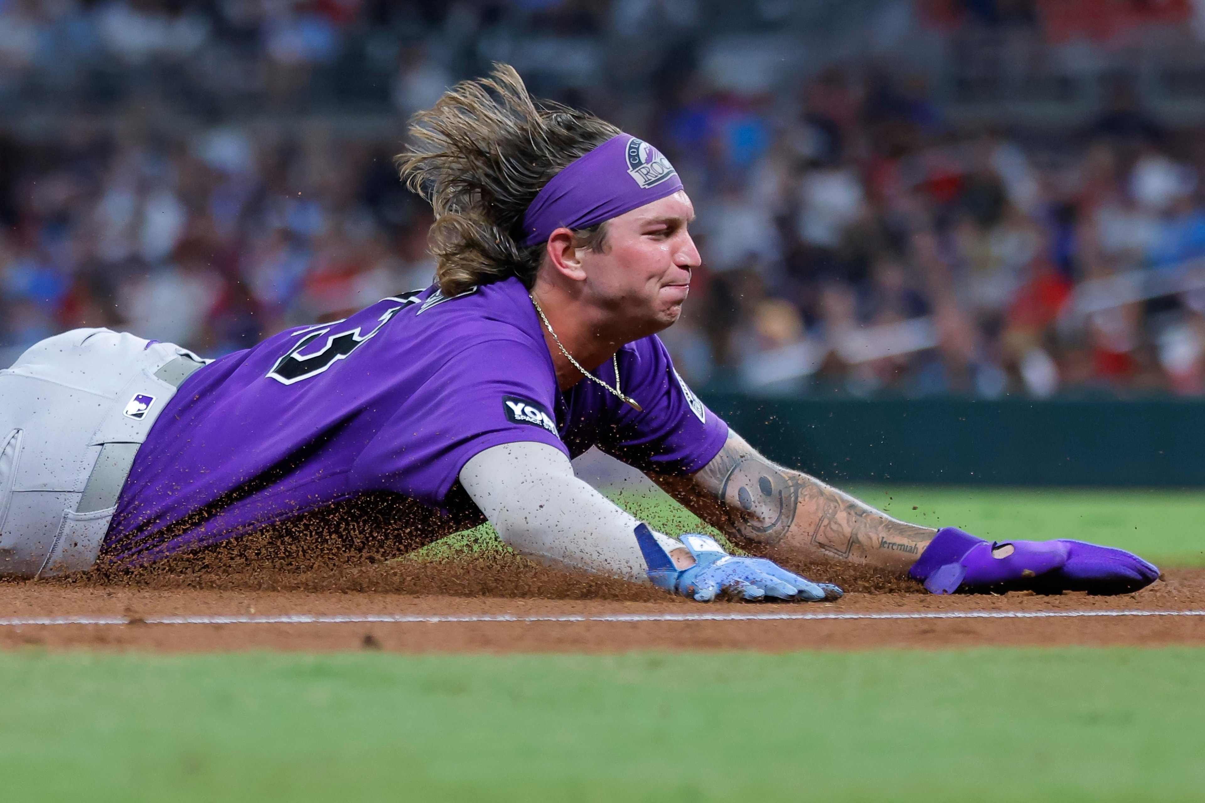 Braves hold off Rockies in series opener, 6-4, despite Colorado’s bunches of hits