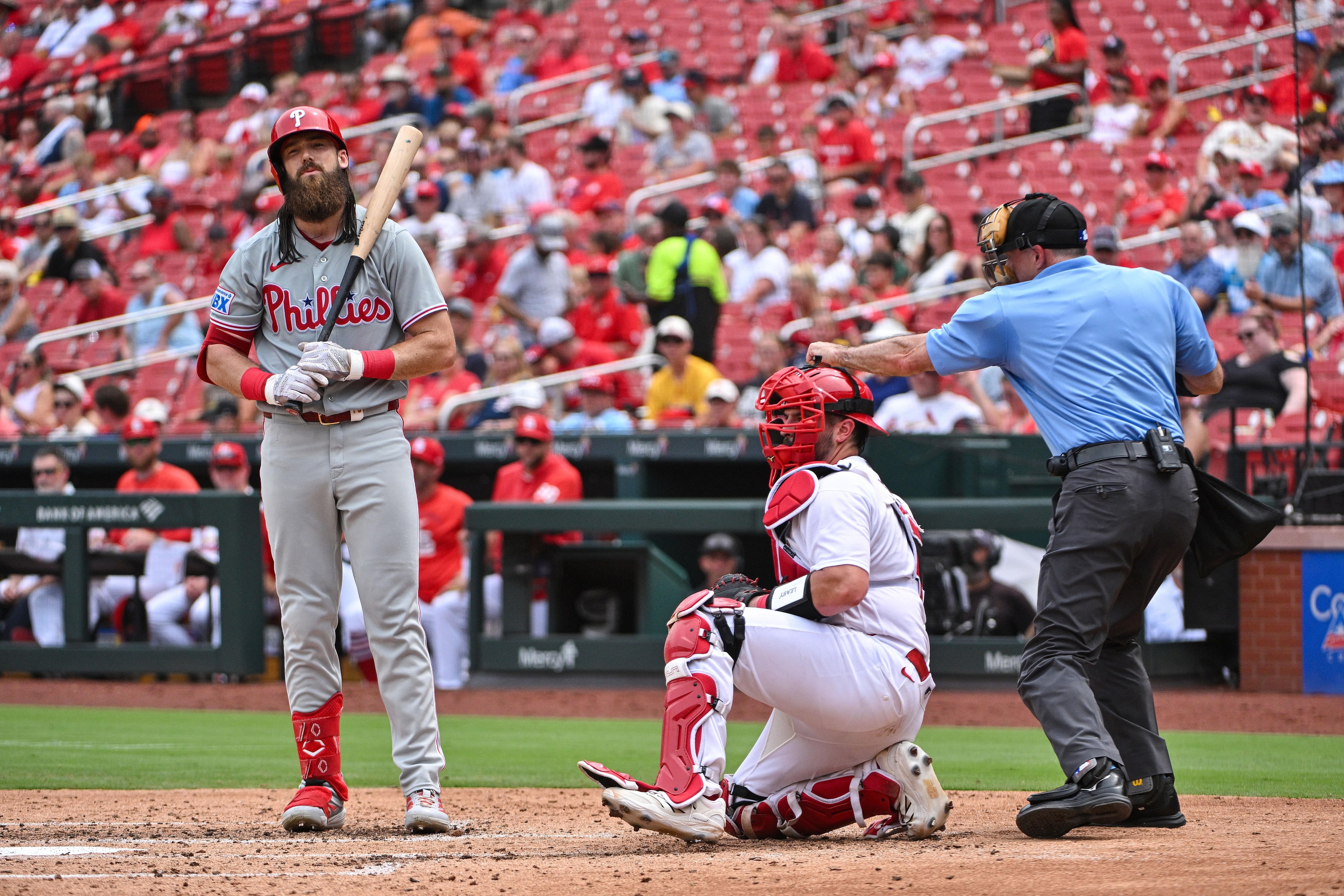 Phillies Notebook: Luis Arraez, Bryce Harper and Derek Hill highlight a Field of Dreams night in Iowa