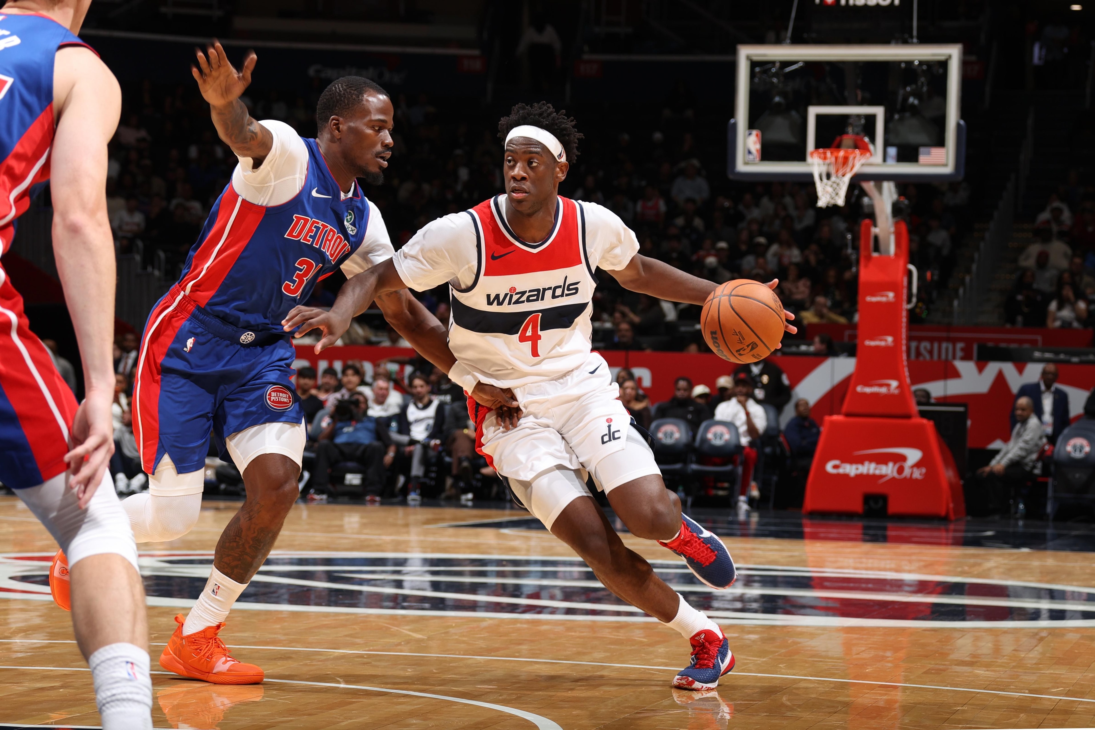 Wizards survive overtime to top Pistons 114-108 at Capital One Arena