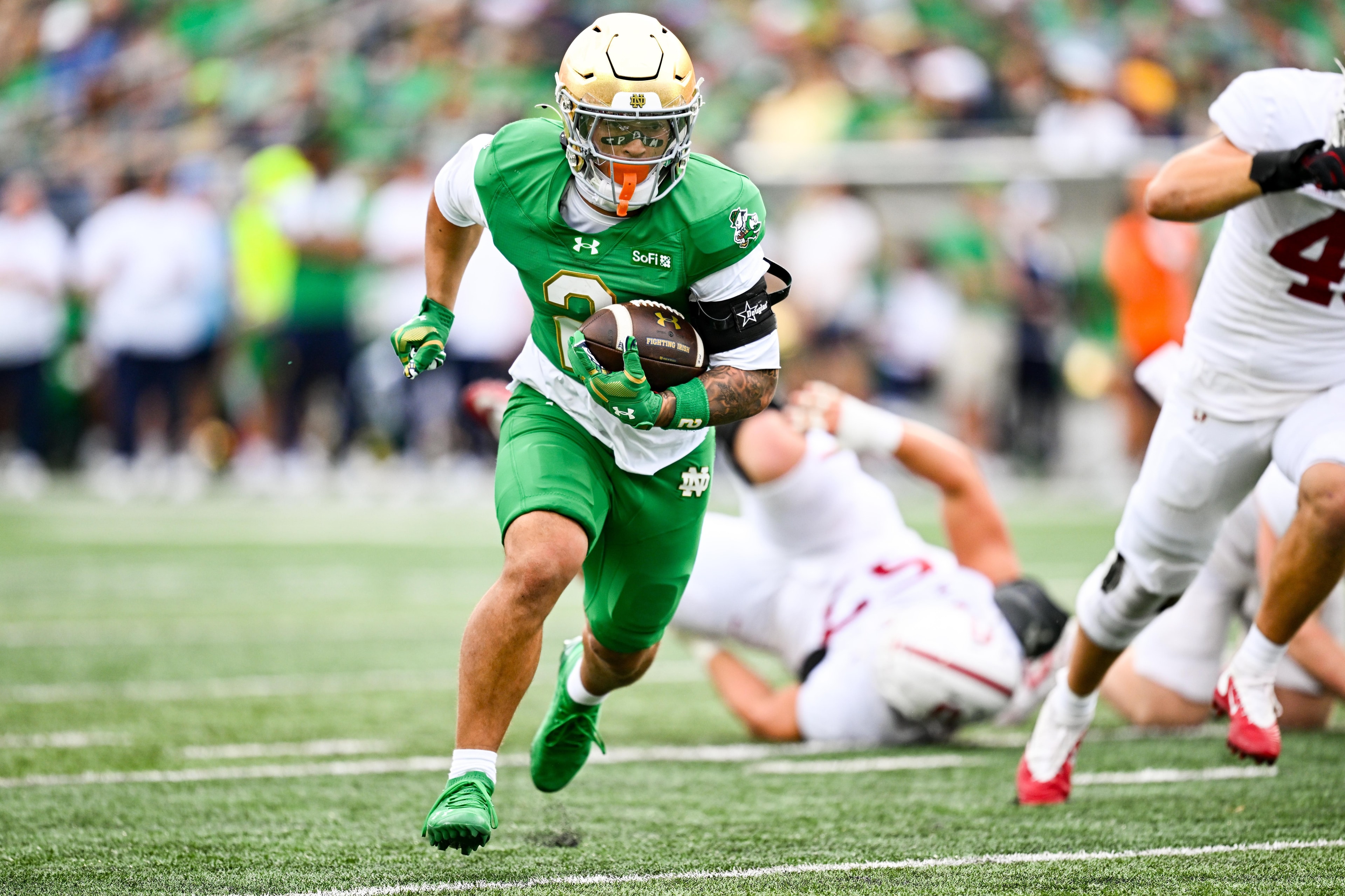 Notre Dame jumps to No. 2 in both the AP Top 25 and the Coaches Poll