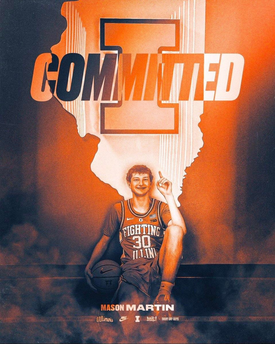 Mason Martin’s 2027 commitment gives Brad Underwood’s Illinois staff another Illinois-flag recruit in the pipeline