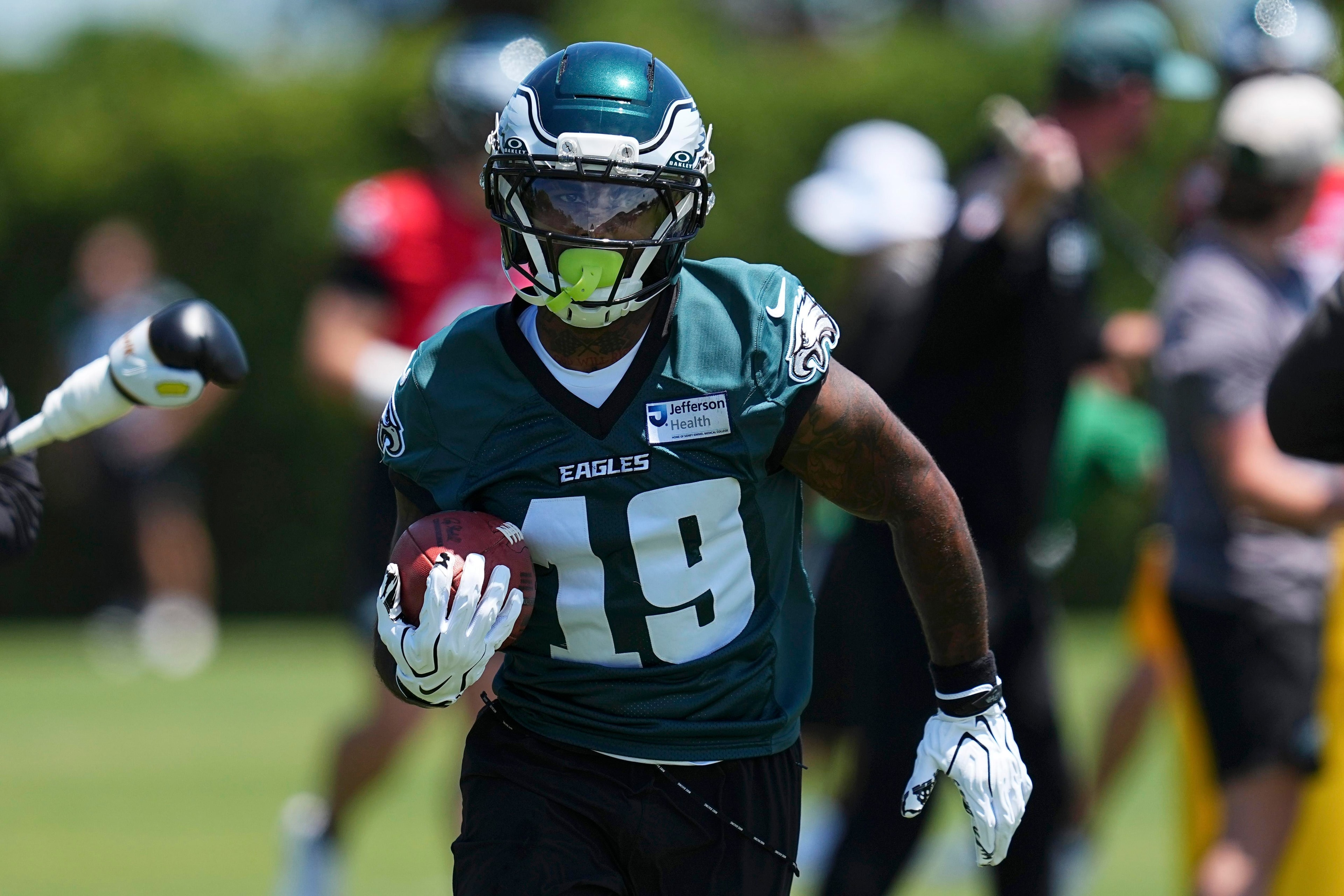 Eagles training camp hits its 15th practice as Jefferson Health session turns into another mid-August evaluation point