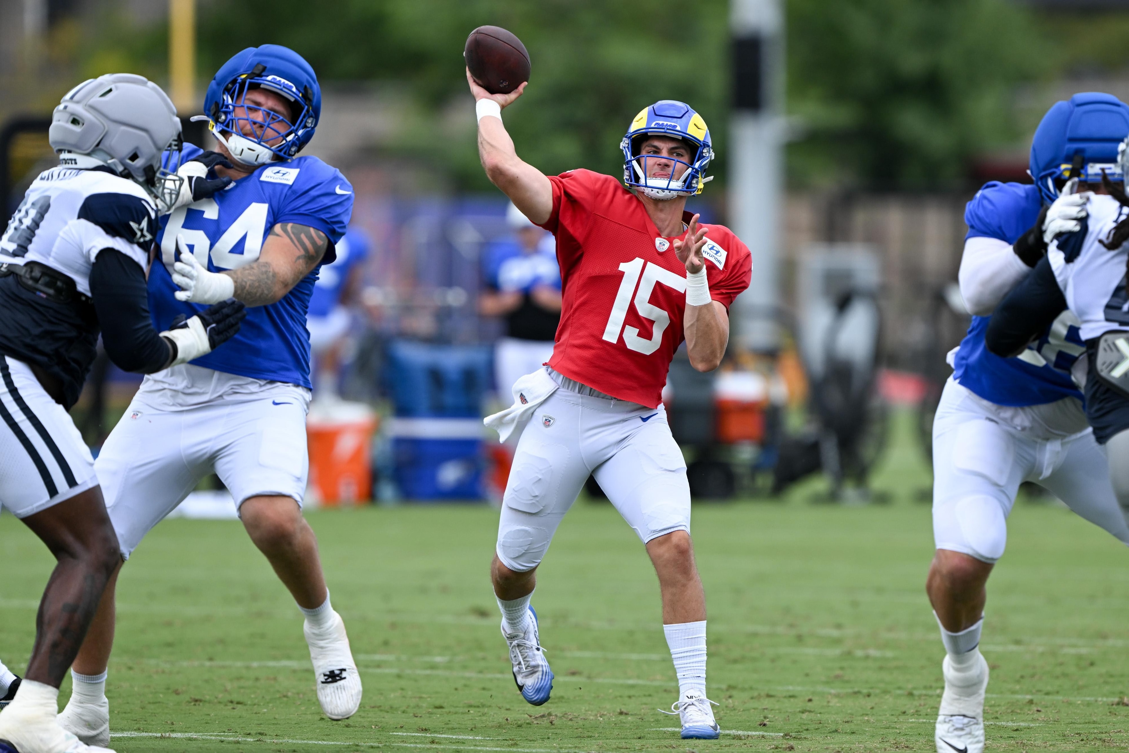 Rookie quarterback Ty Simpson’s Rams debut in the spotlight as other 2026 first-year starters turn heads