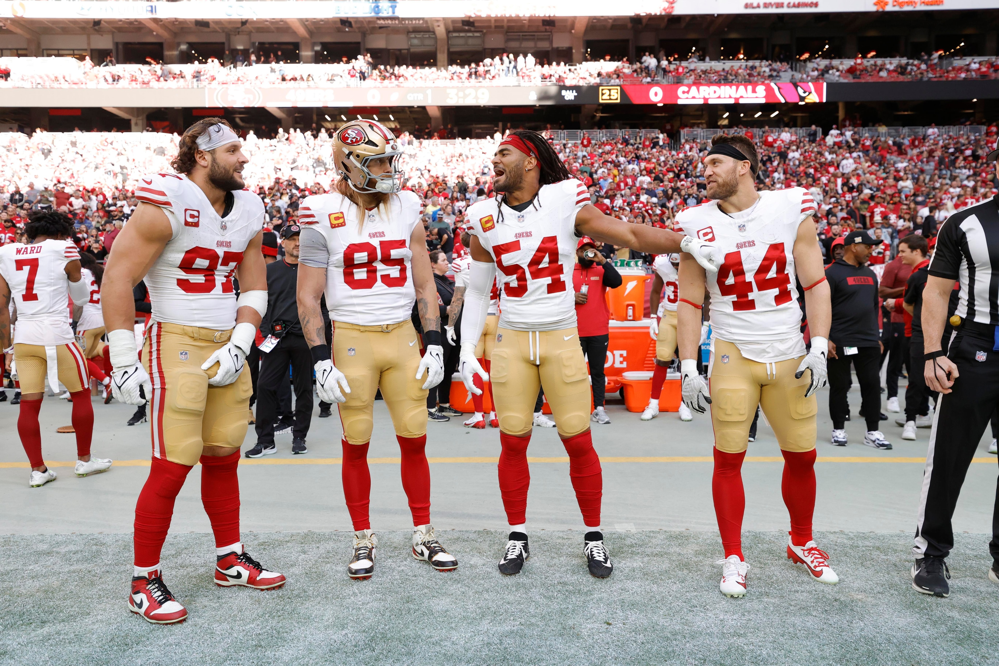 49ers plan for Nick Bosa and George Kittle to return to practice before Australia trip