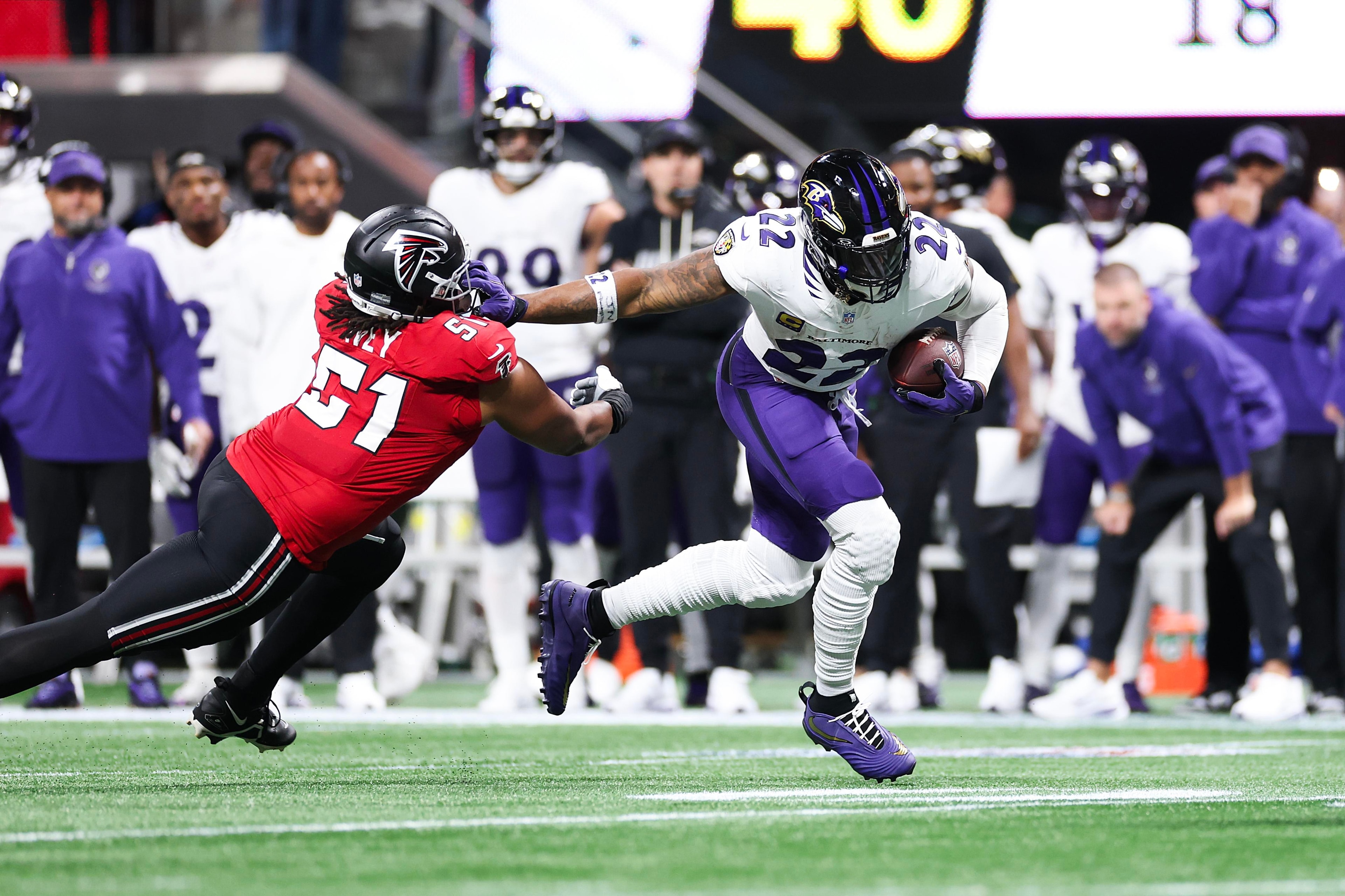 Falcons fall late, lose in overtime to Ravens in Week 5