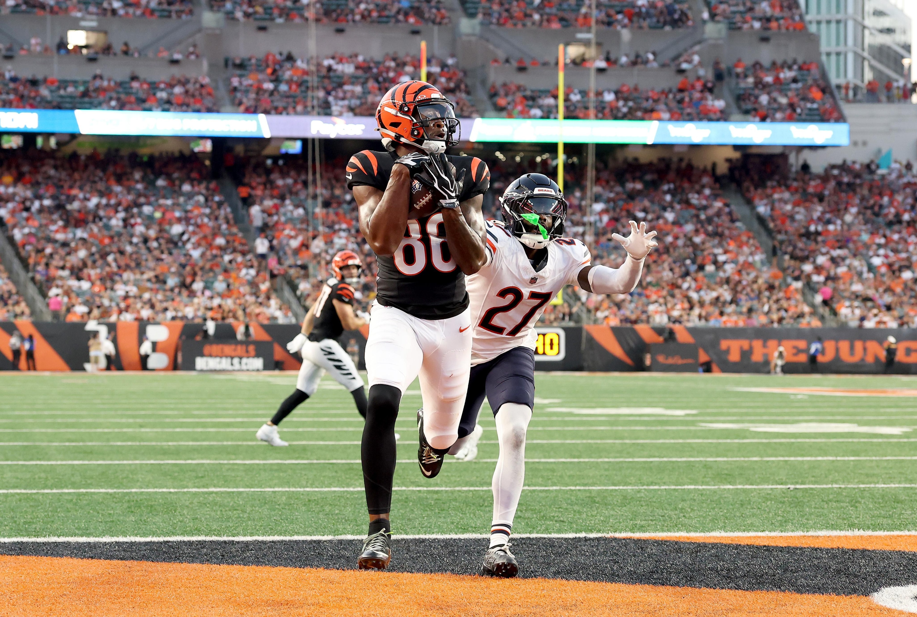 Colbie Young pushes for a role in Cincinnati’s wide receiver rotation after strong showing vs. Bears