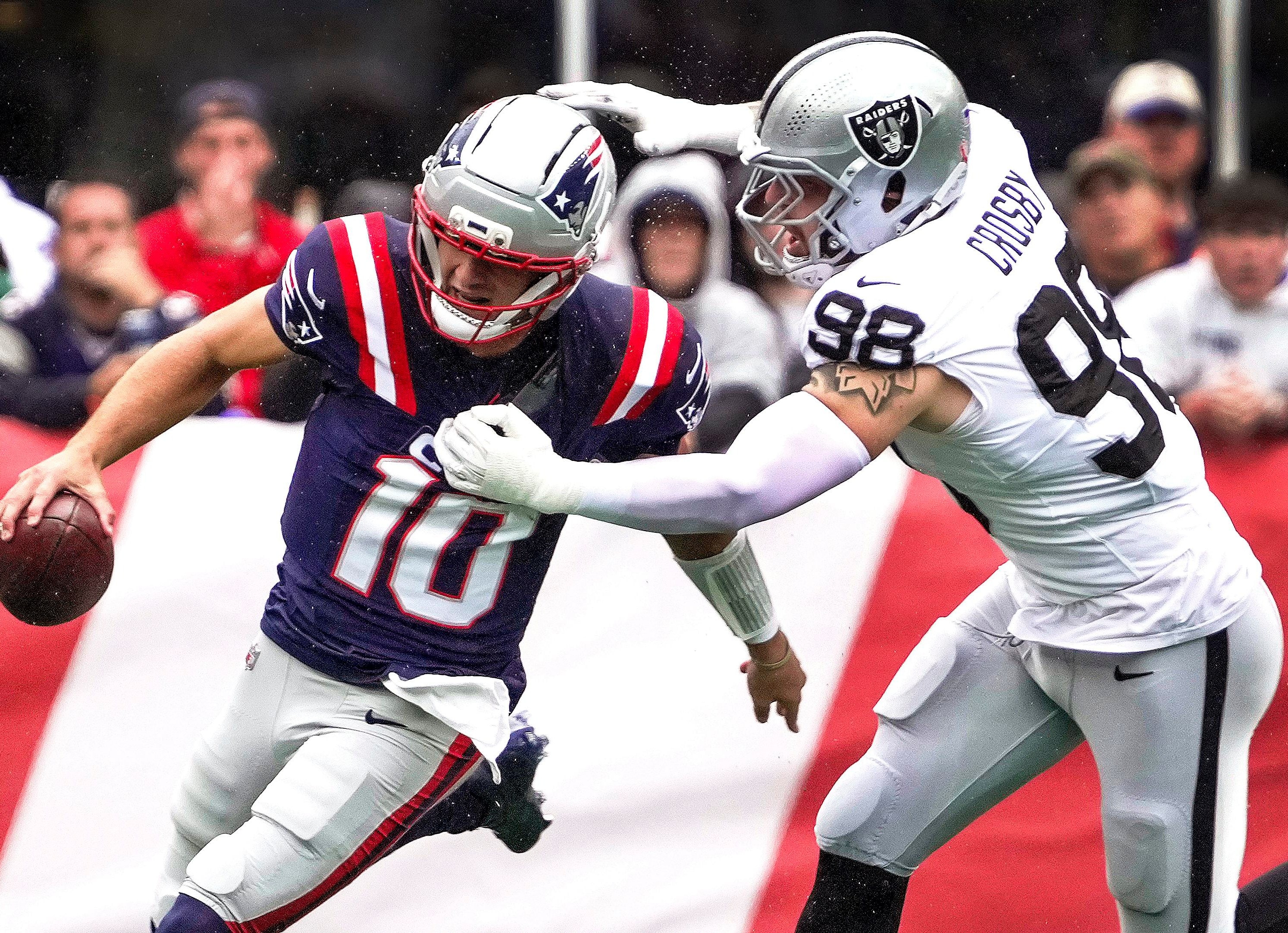 Maxx Crosby’s “dominant force” reputation puts a spotlight on any Patriots protection plan
