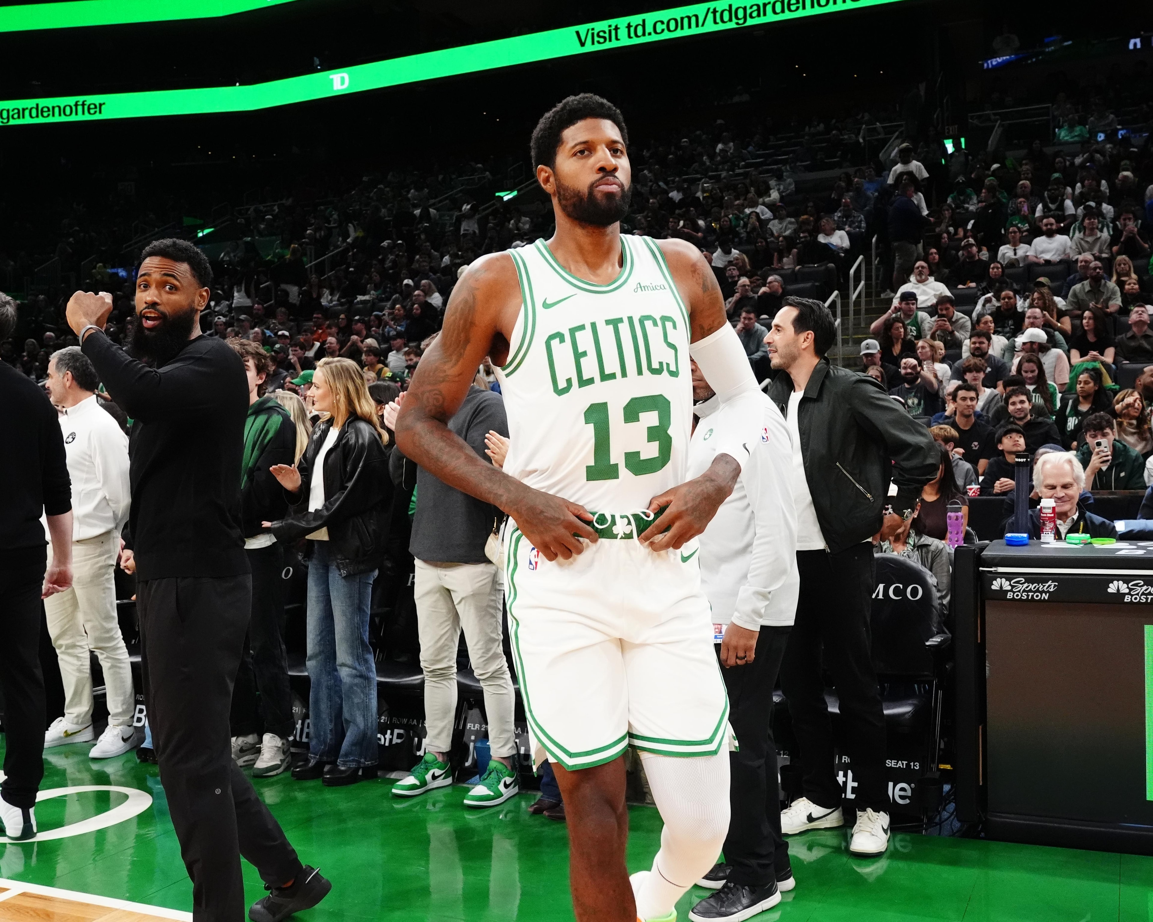 Paul George says Celtics debut carried a different kind of pressure after first 3-pointer in green