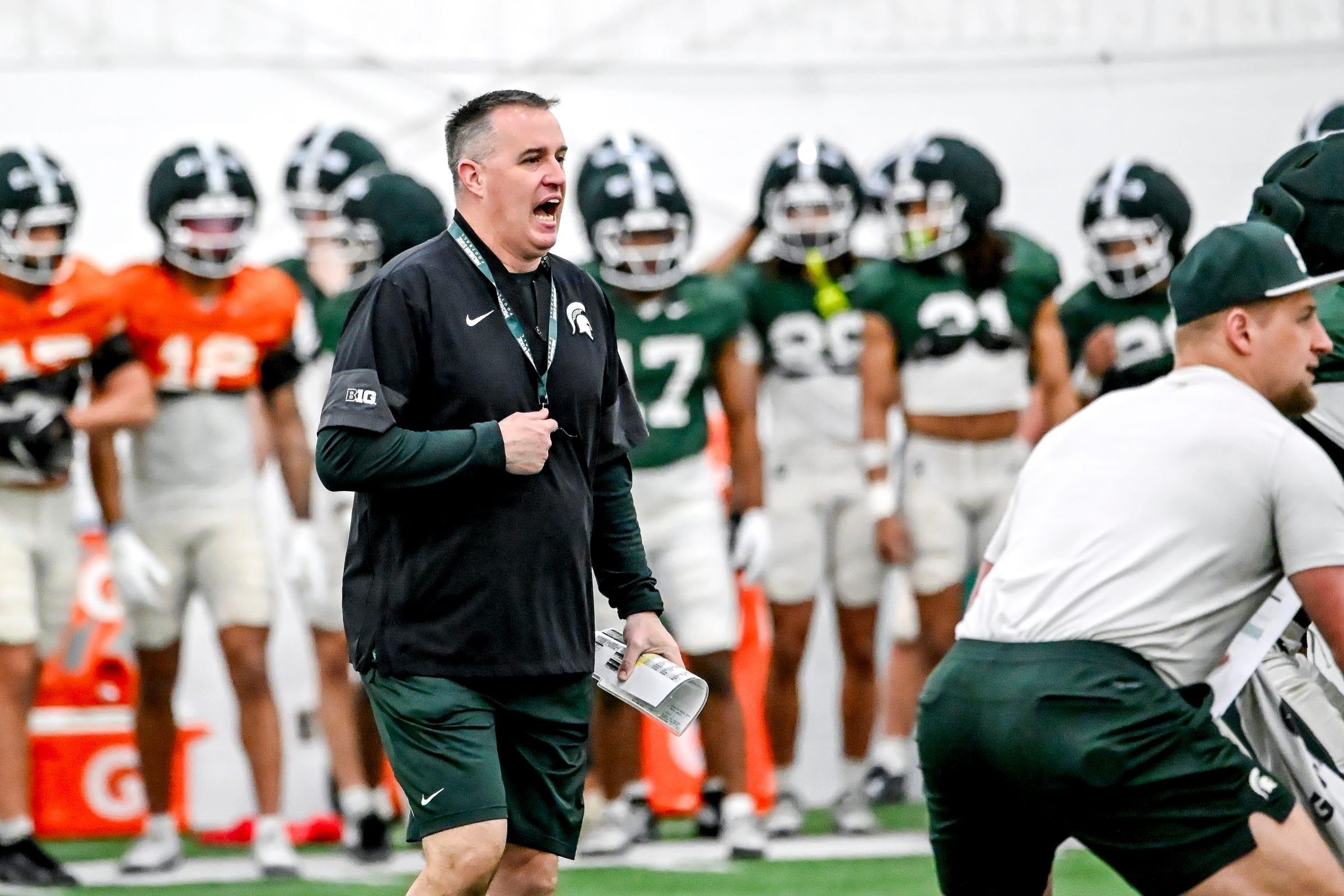 Michigan State’s Pat Fitzgerald leans into the 2027 cycle, but the transfer portal raises the stakes