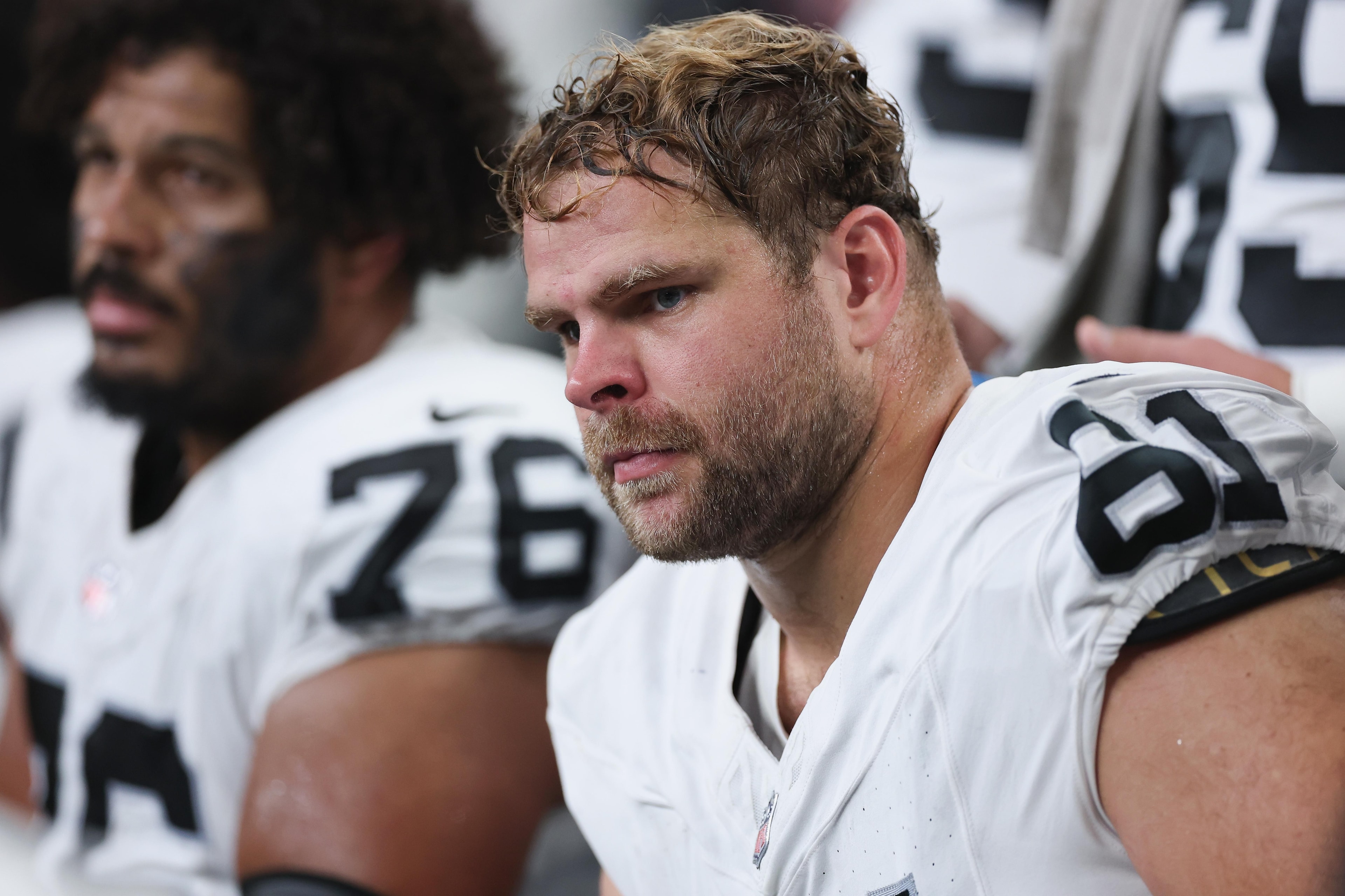 Raiders deal offensive lineman Jordan Meredith to Jets as 53-man roster deadline nears
