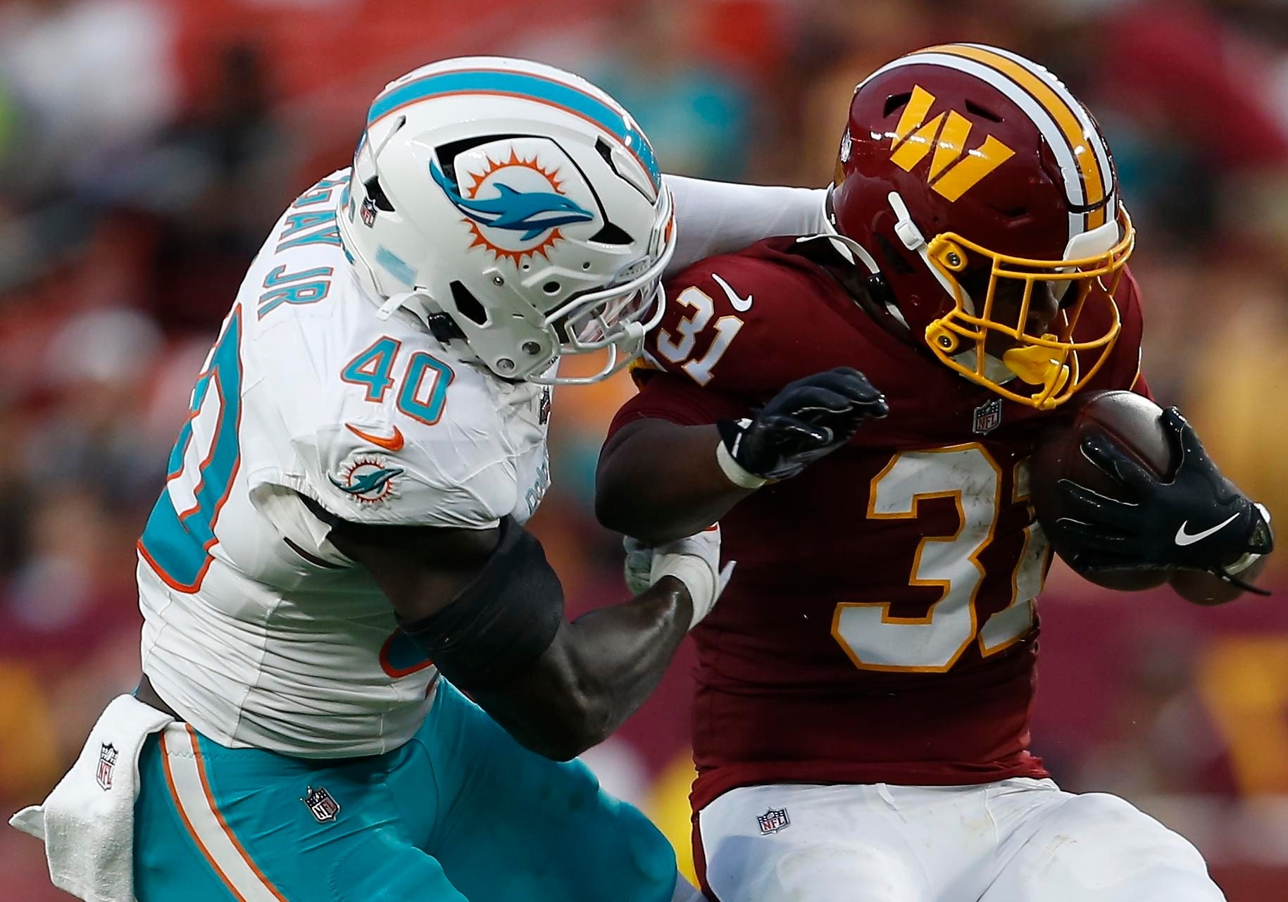 Commanders rookies Kaytron Allen and Robert Henry Jr. carve out running-back roles in preseason win