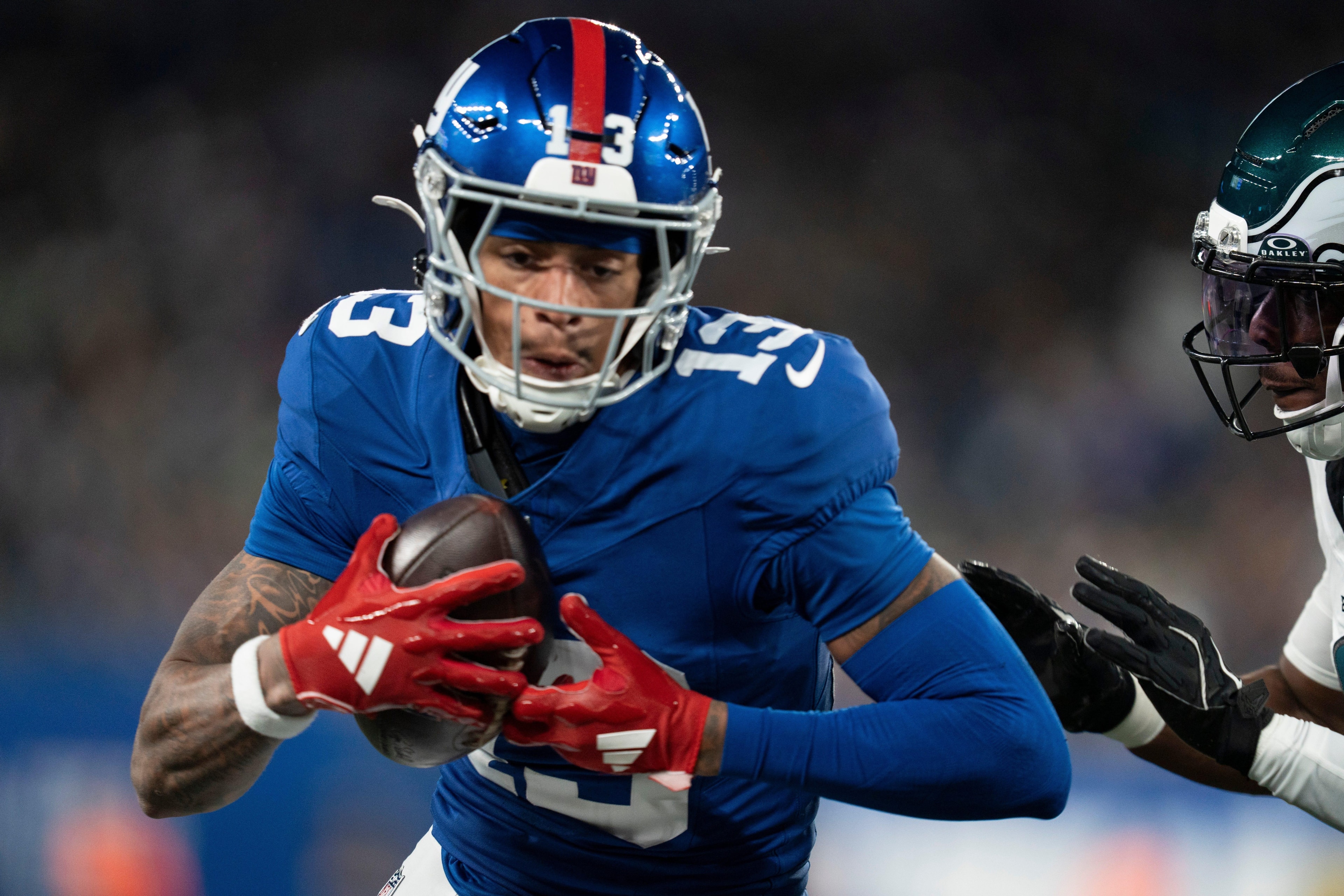 Jalin Hyatt returns to Giants’ practice squad after final roster cut