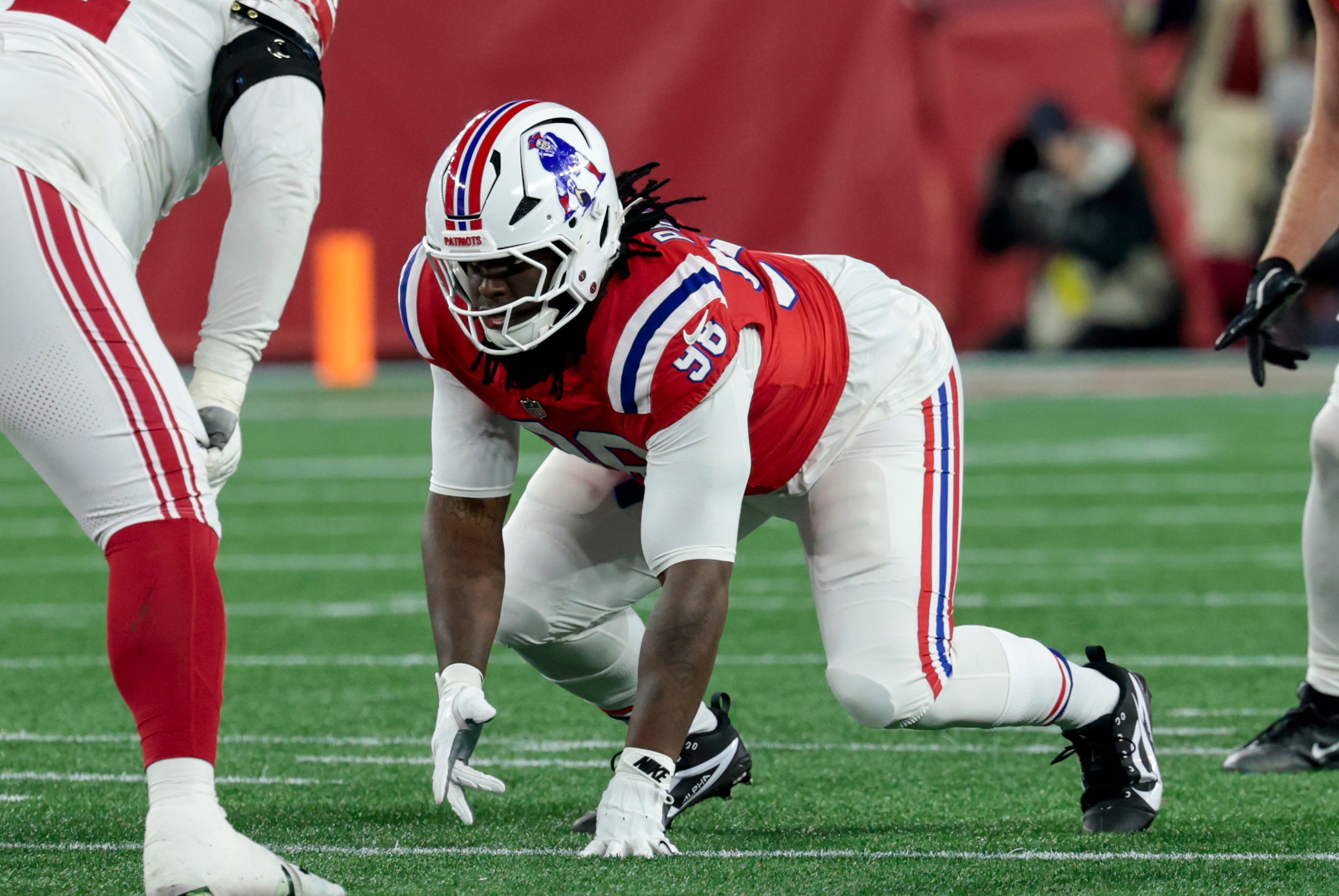 Patriots reportedly waive defensive tackle Jeremiah Pharms Jr. ahead of the 53-man deadline