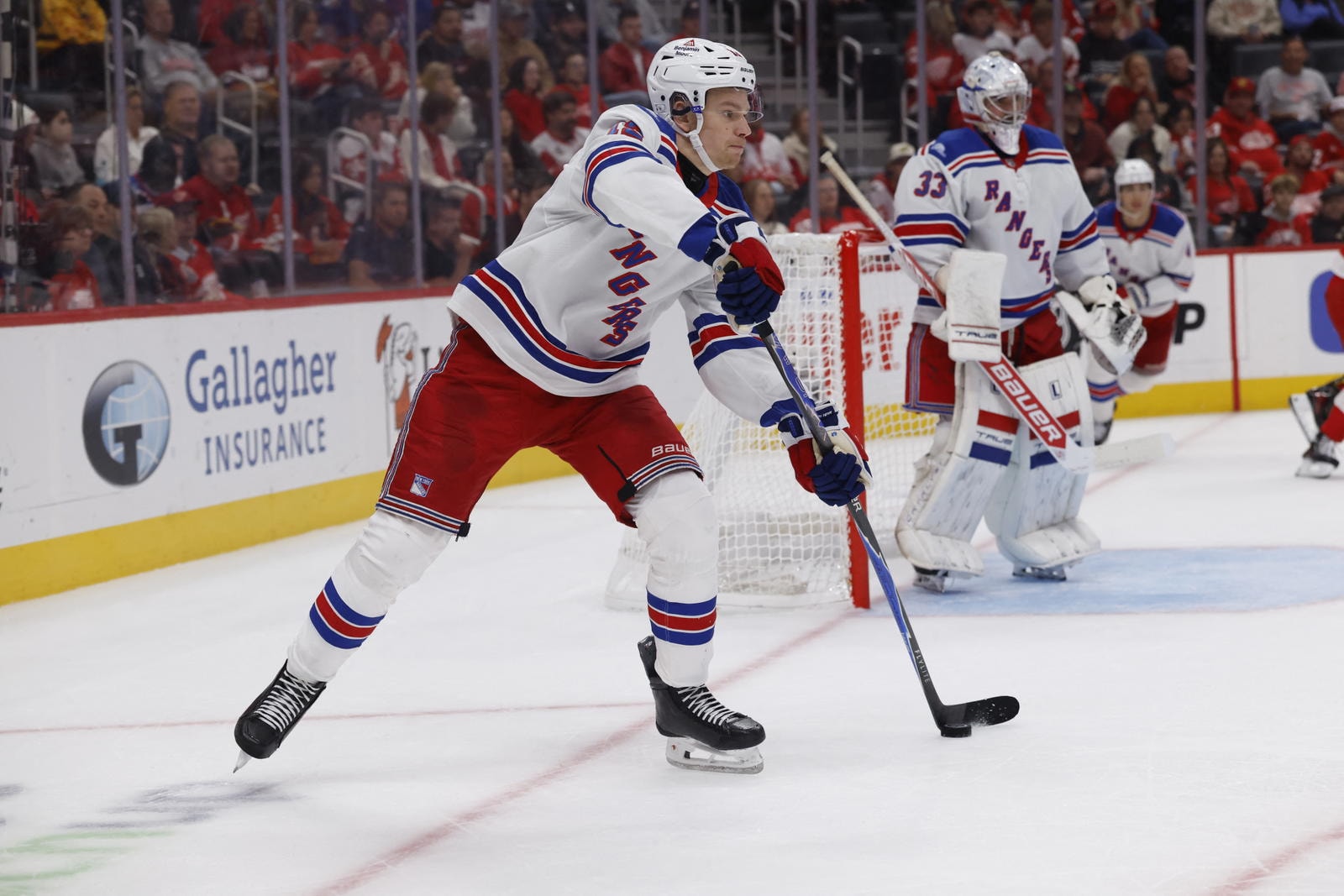 Alberts Šmits’ confidence growing as Rangers’ defensive depth continues to emerge