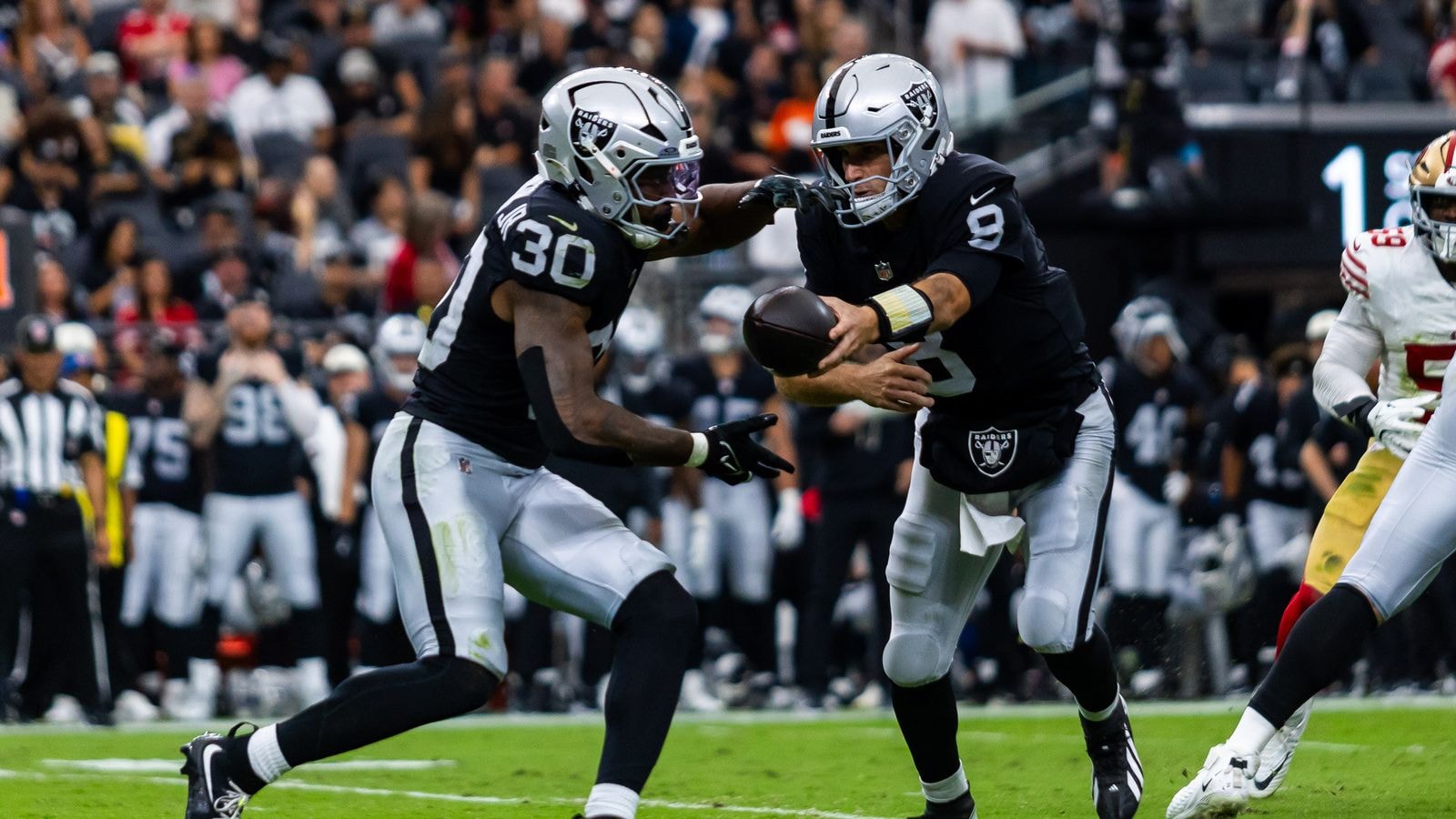 Raiders’ preseason finale shows promise amid an offense that couldn’t find the end zone in 18-12 loss to 49ers