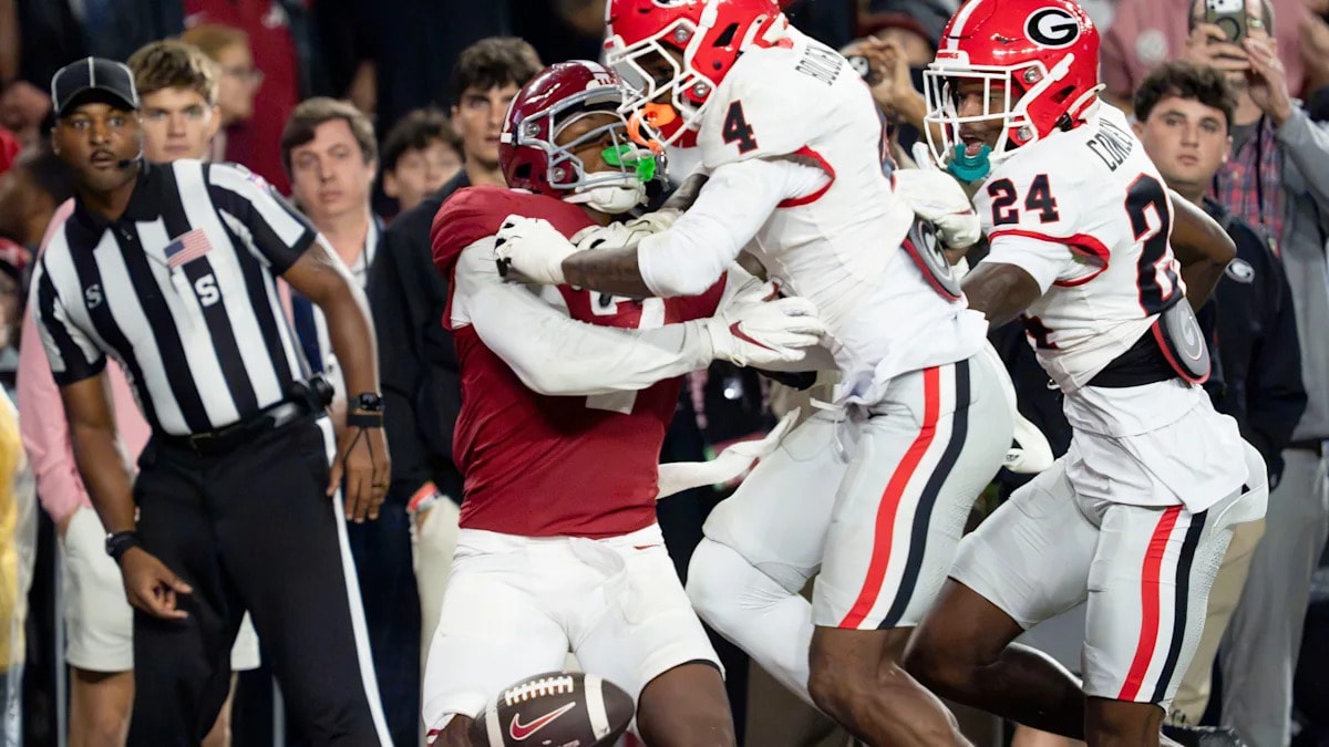 Georgia safety KJ Bolden says he’d want pass interference called on Alabama play where flag was not made