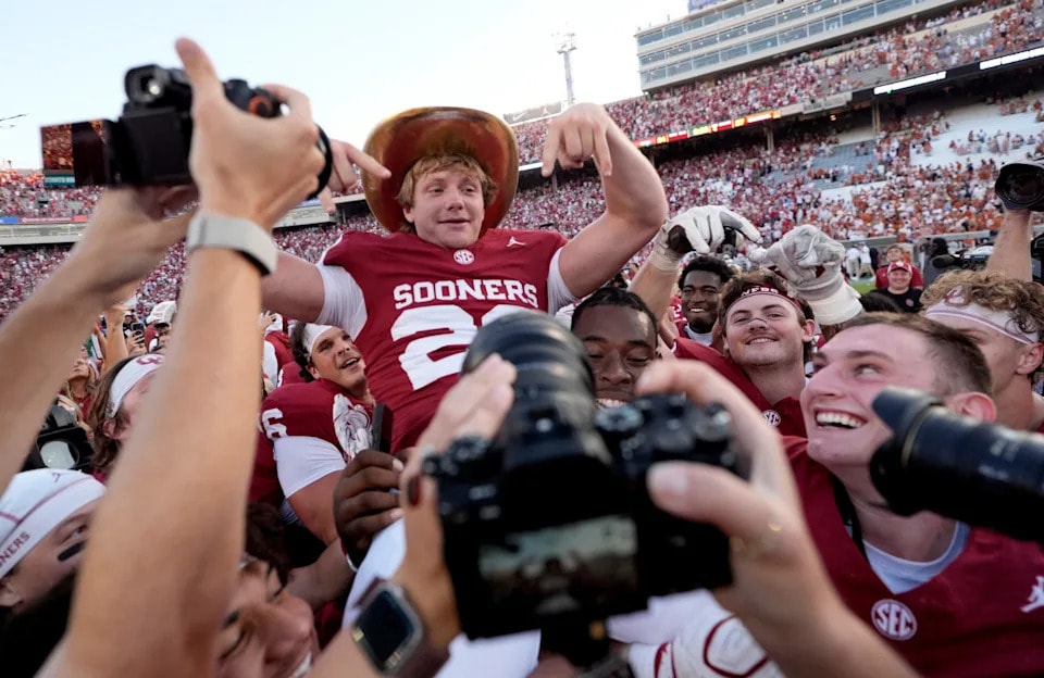 Tate Sandell turns a rough narrative into a Red River moment for Oklahoma