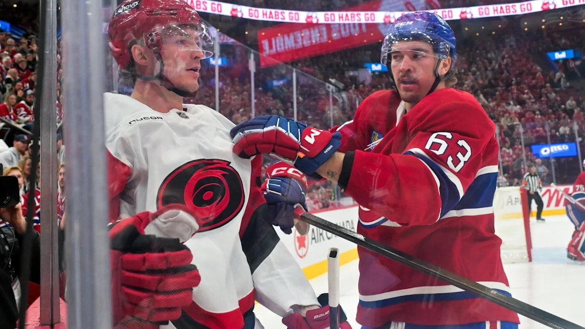 Florian Xhekaj’s Canadiens Debut Overshadowed as Hurricanes Pull Away 6-4
