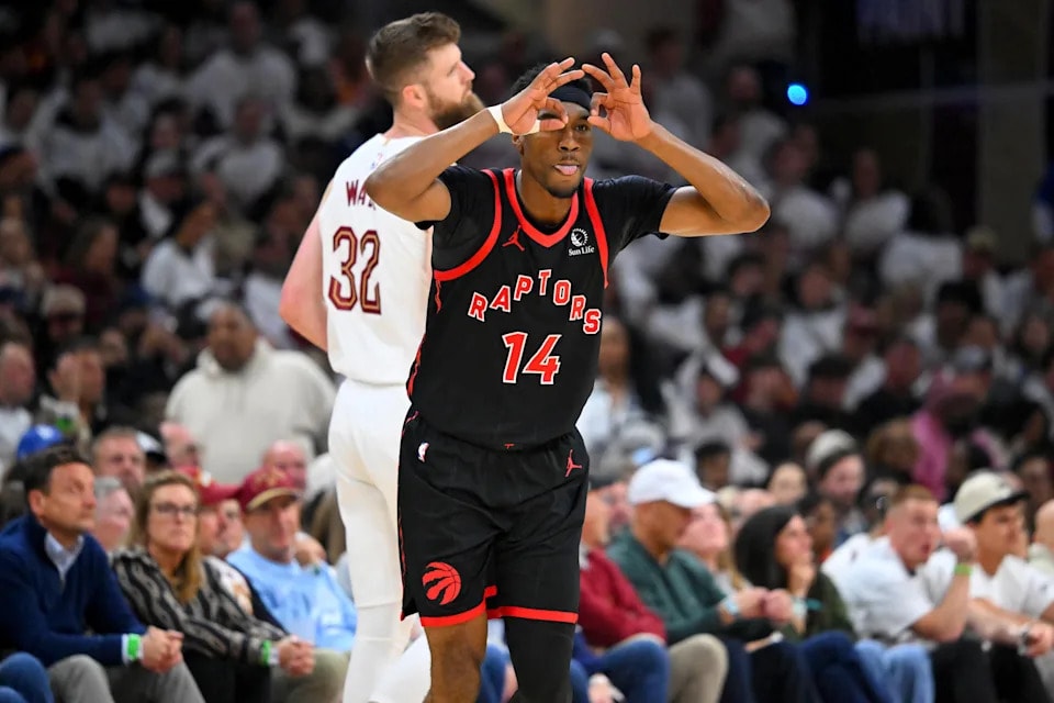 Raptors’ purple push looks set to stick, even as the dinosaur stays sidelined