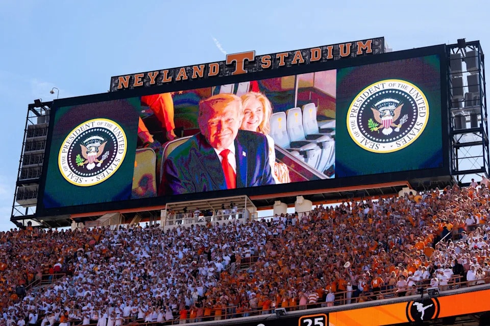 Weather disruption changes the expected spotlight for Alabama-Georgia as Donald Trump weighs attendance