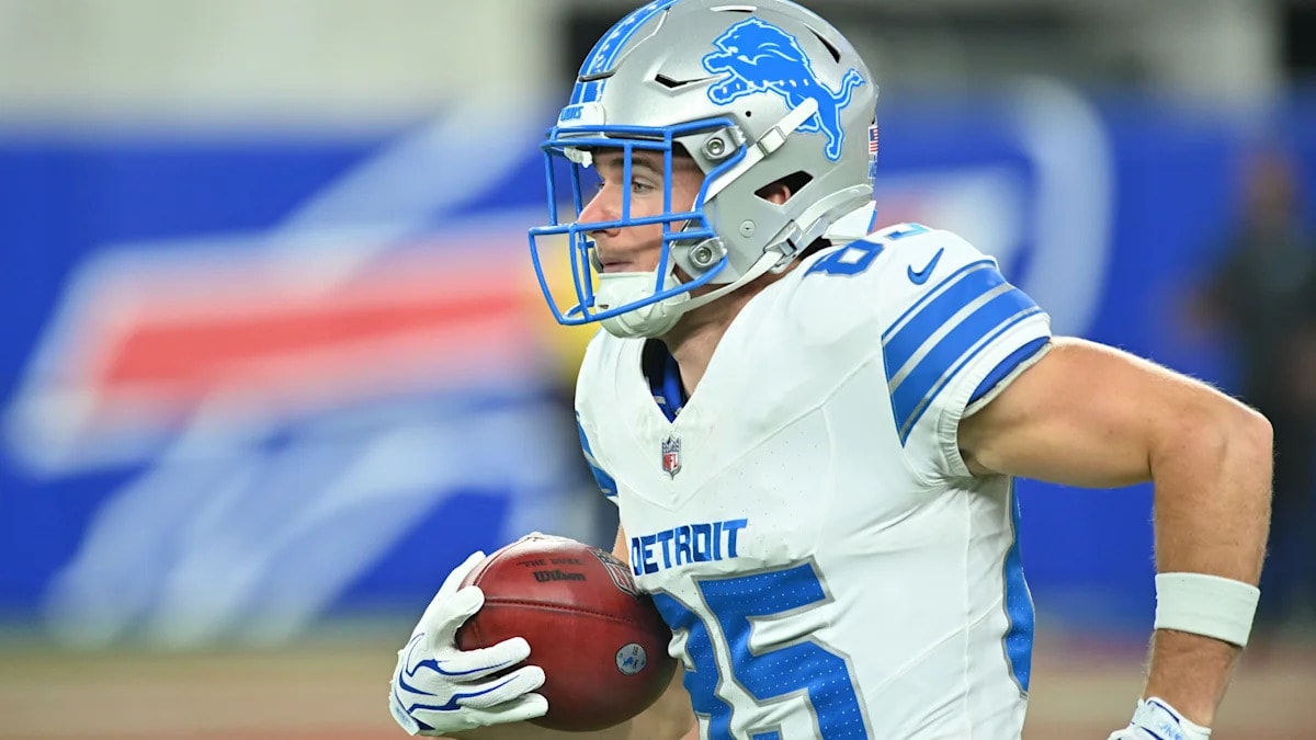 Lions WR Tom Kennedy faces season-ending surgery after knee injury in Week 5, reports say