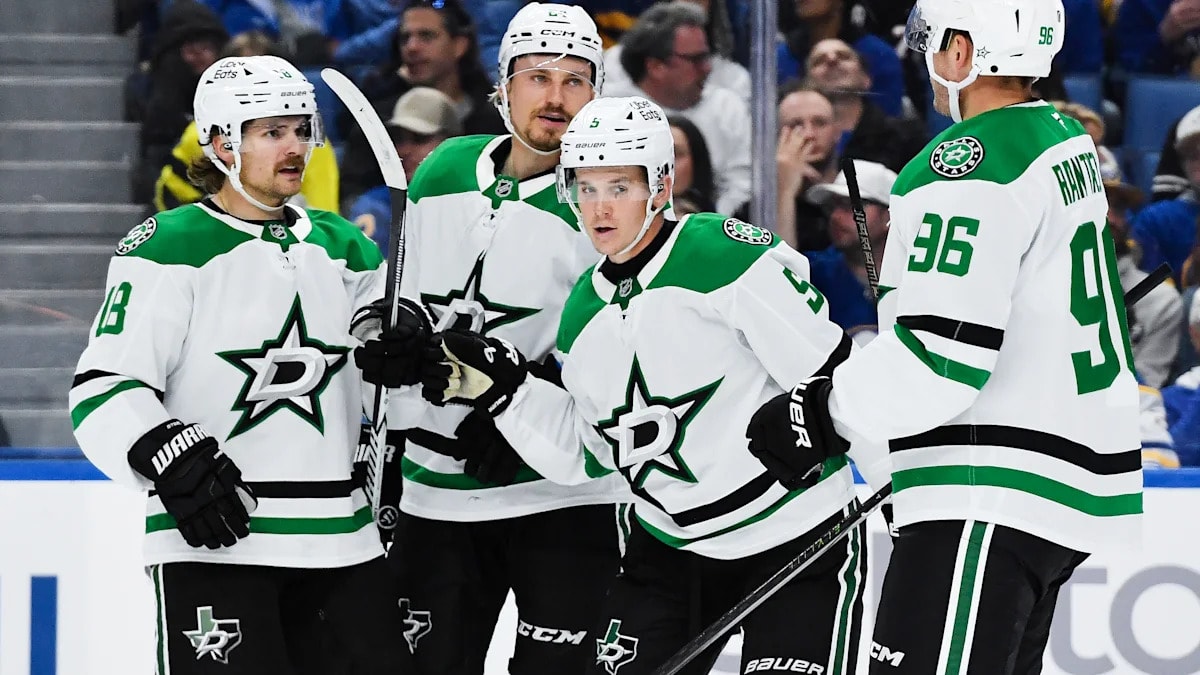 Jake Oettinger records his second straight shutout as Stars top Sabres 4-0