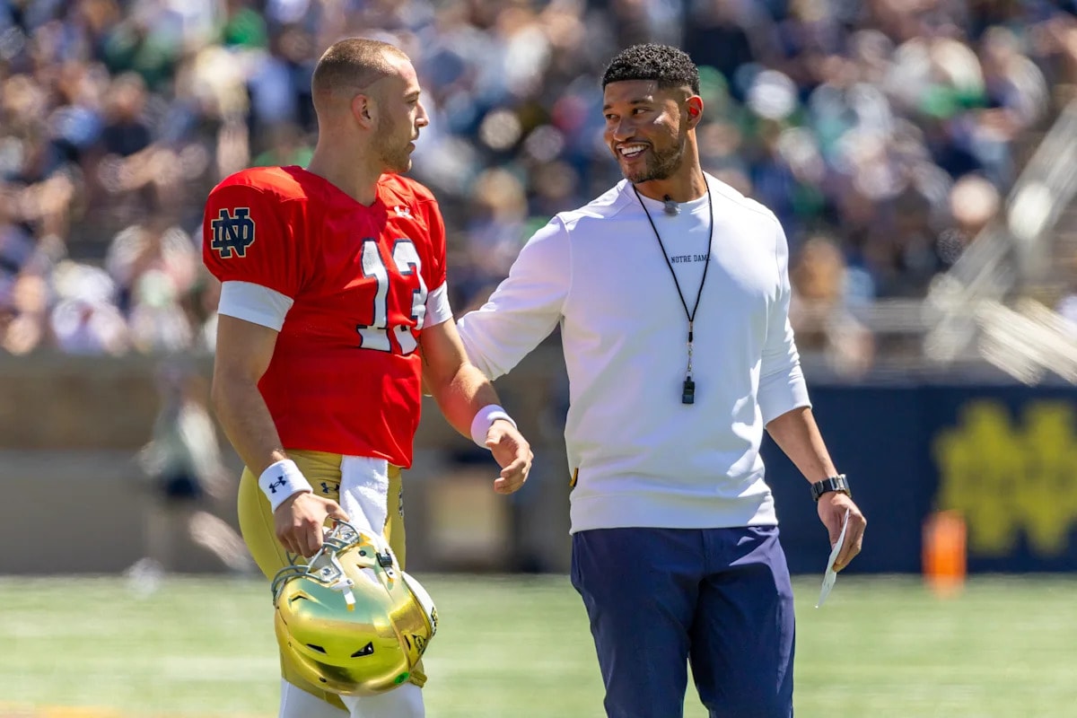 Notre Dame quarterback CJ Carr lands on Manning Award preseason watch list
