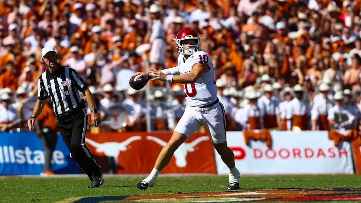 John Mateer says last year’s Texas game delivered lessons as Oklahoma turns toward Red River