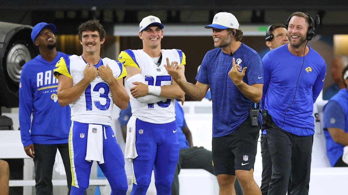 Rams keep No. 2 quarterback race open after preseason finale, Sean McVay says decision is not about who played Thursday