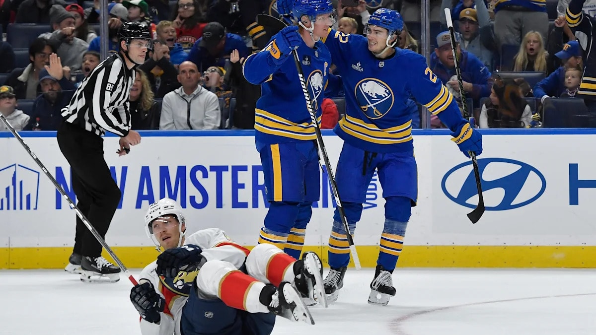 Sabres rule out captain Rasmus Dahlin after upper-body injury vs. Panthers
