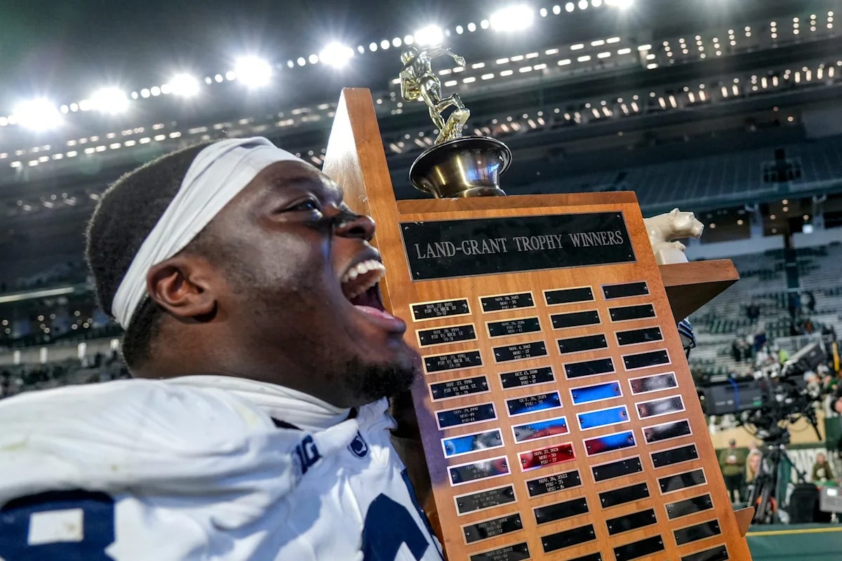 Penn State lineman Anthony Donkoh highlighted as 2026 cornerstone as program reshapes roster