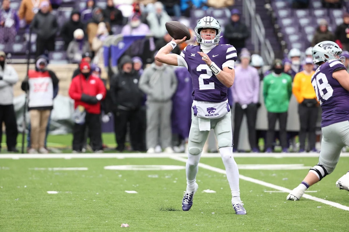 Kansas State QB Avery Johnson Becomes a Three-Time Team Captain