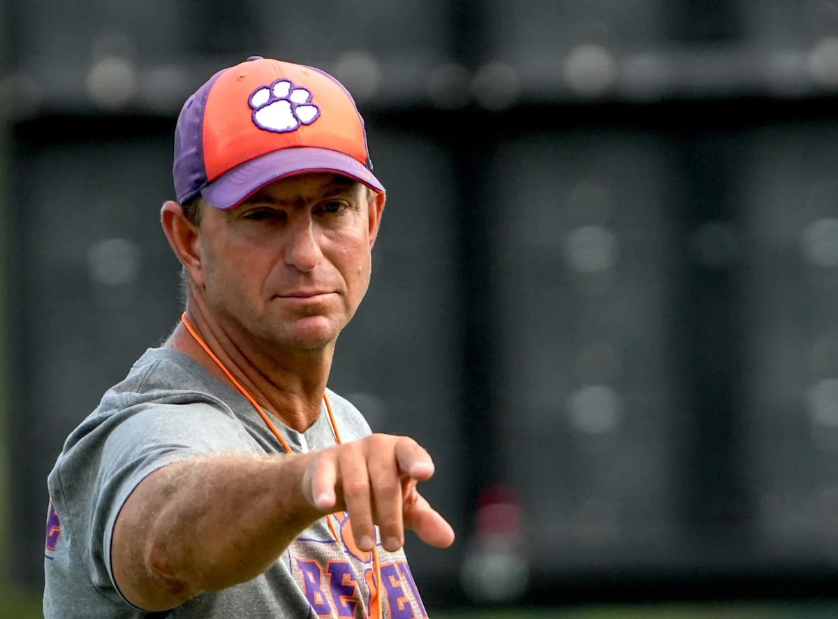 Dabo Swinney Confronts Clemson’s Star-Power Gap as LSU Opener Looms