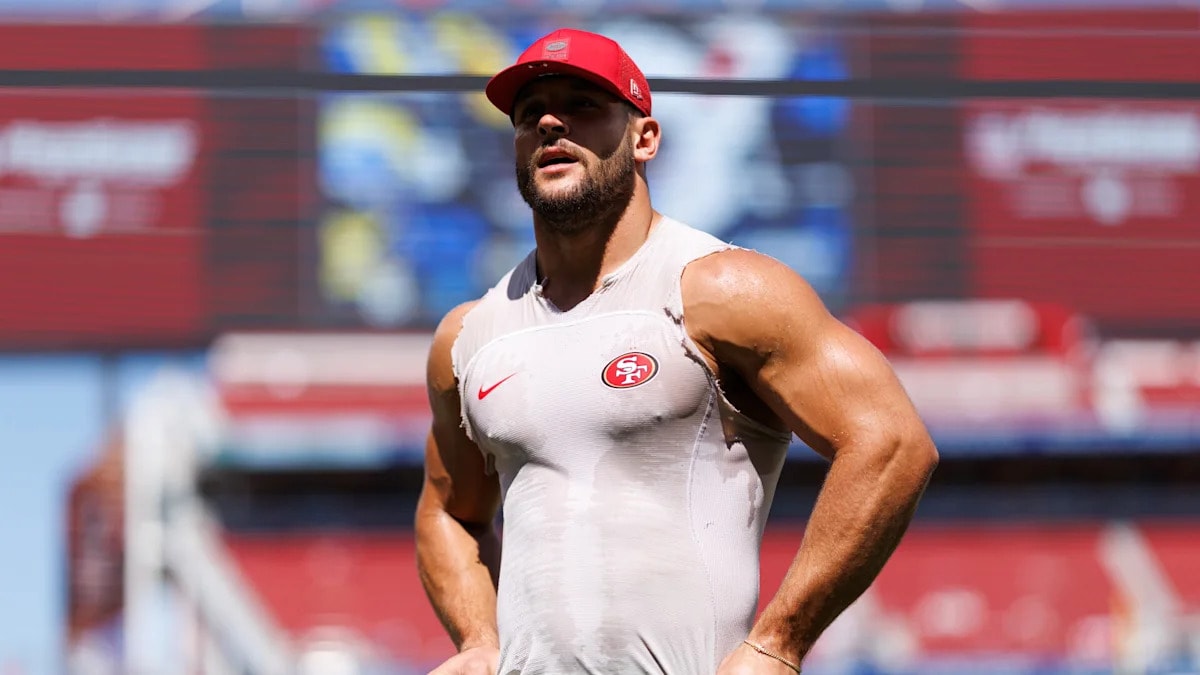 Shanahan expects Nick Bosa to return to practice next week as 49ers manage knee recovery