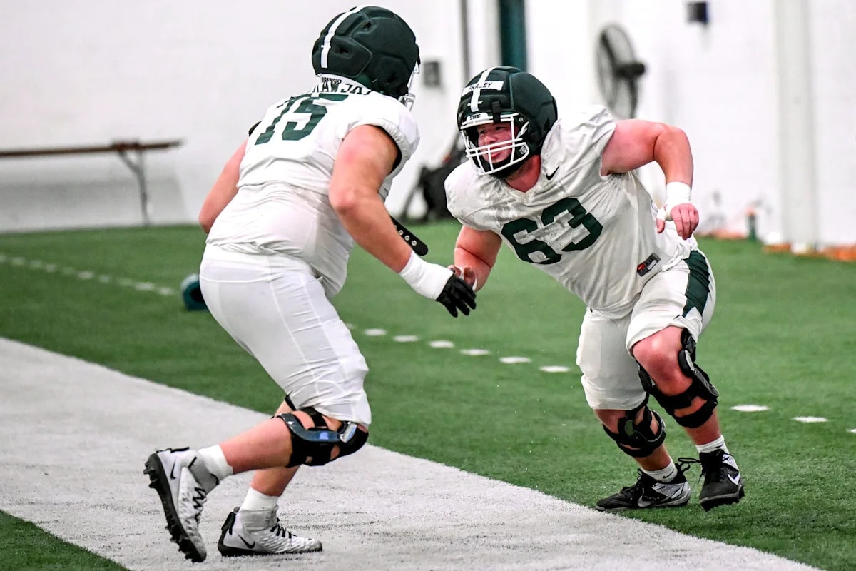 Michigan State center Trent Fraley nominated for the 2026 Campbell Trophy