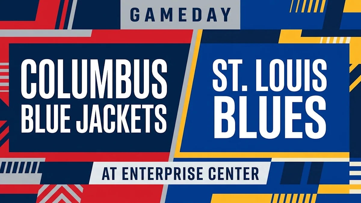 Blue Jackets visit Blues in a road opener framed by long stretches of conference games