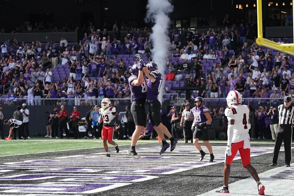 Northwestern’s offense posts 436 yards and five touchdowns in statement win over Ball State