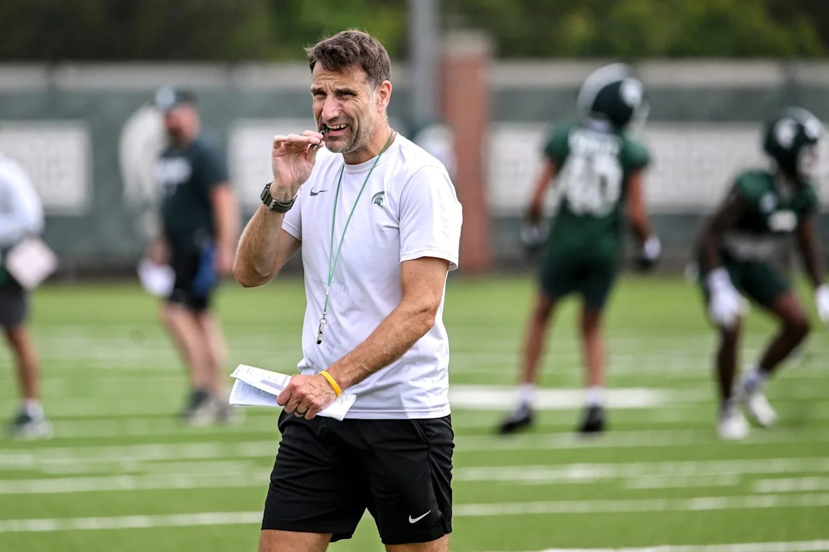 Michigan State’s training camp energy is on camera as BTN films for a new era under Pat Fitzgerald