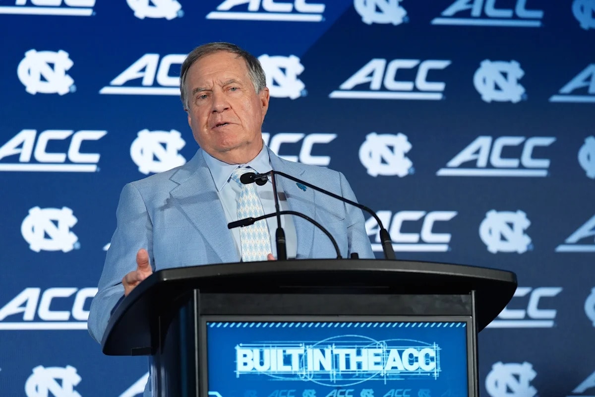 Bill Belichick: North Carolina is “adjusting” as Lombardi and Steve Belichick are away