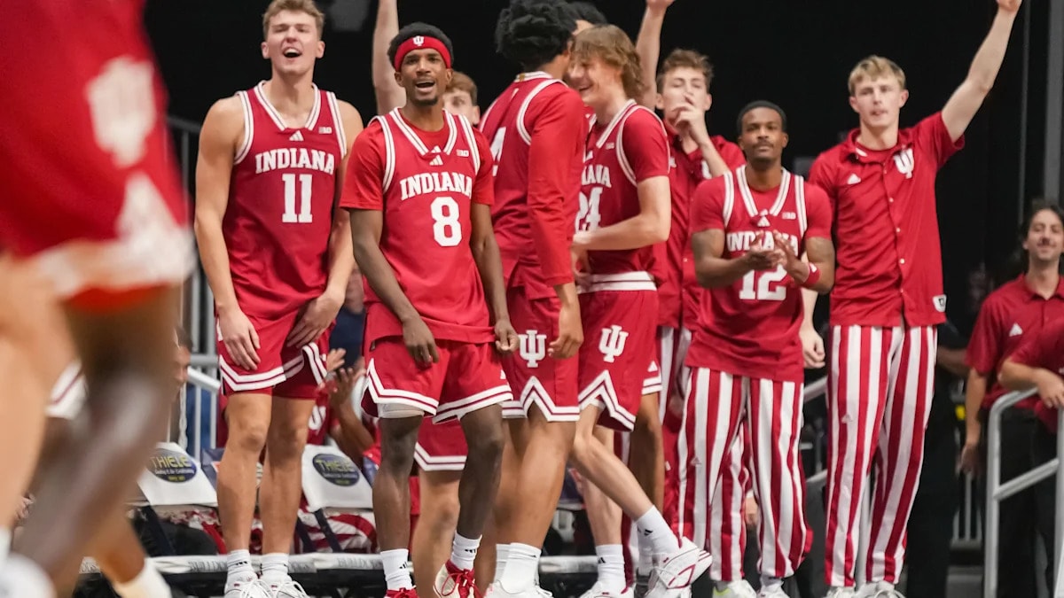 Indiana sends message in preseason opener at Butler, with Markus Burton leading early and the bigs pairing on display